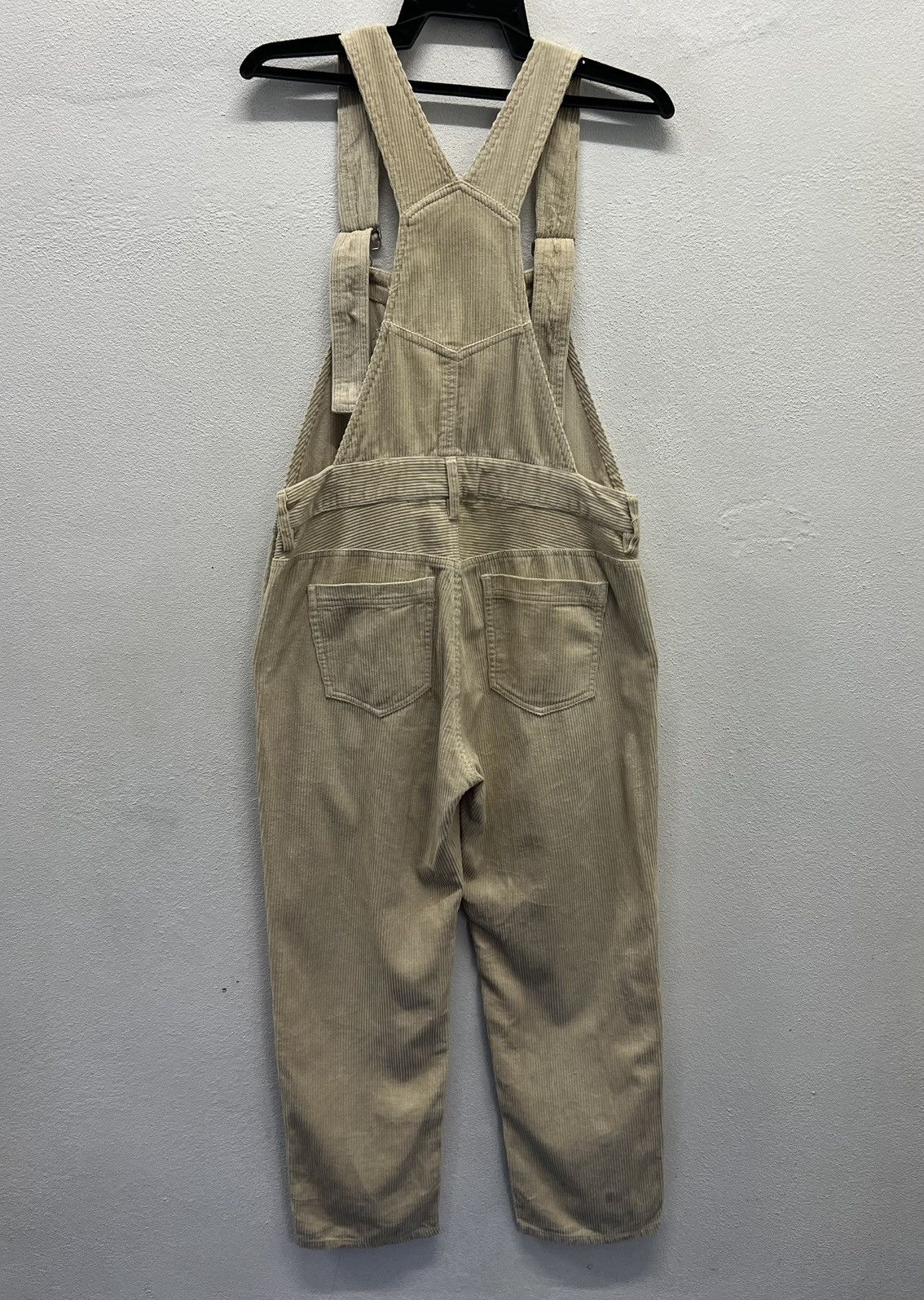 Vintage BROWNY STANDARD Corduroy Overalls – Beige Size US 33 - 2 Thumbnail
