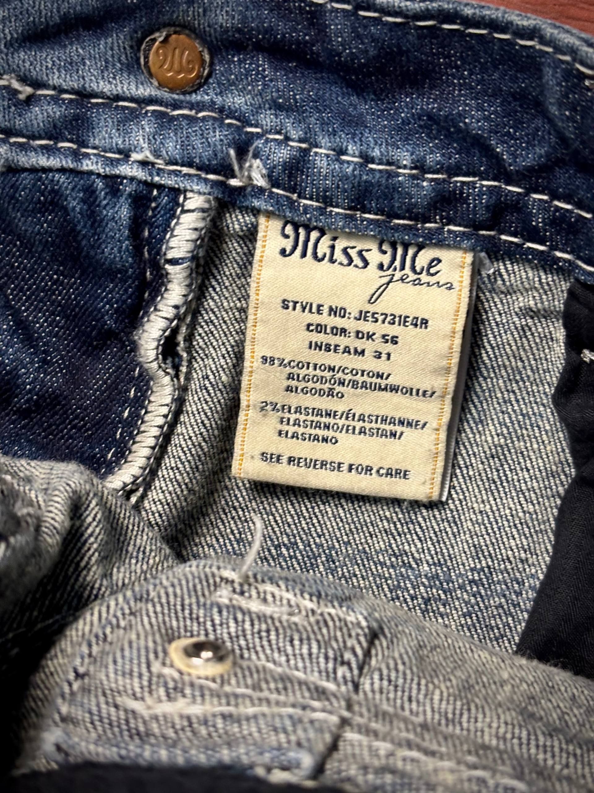 Miss Me Vintage Y2K Miss Me Blink Flap Pocket Bootcut Jeans Distress Size 32" / US 10 / IT 46 - 7 Thumbnail
