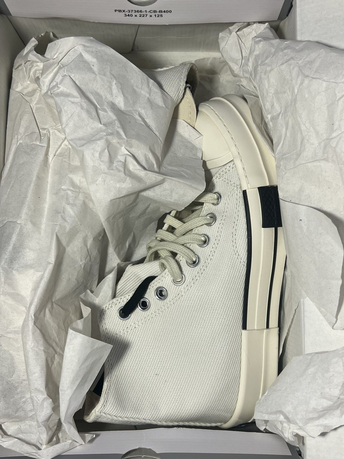 Rick Owens Rick Owens x Converse Drkstar High top Size 6.5 Size US 6.5 / EU 39-40 - 6 Thumbnail