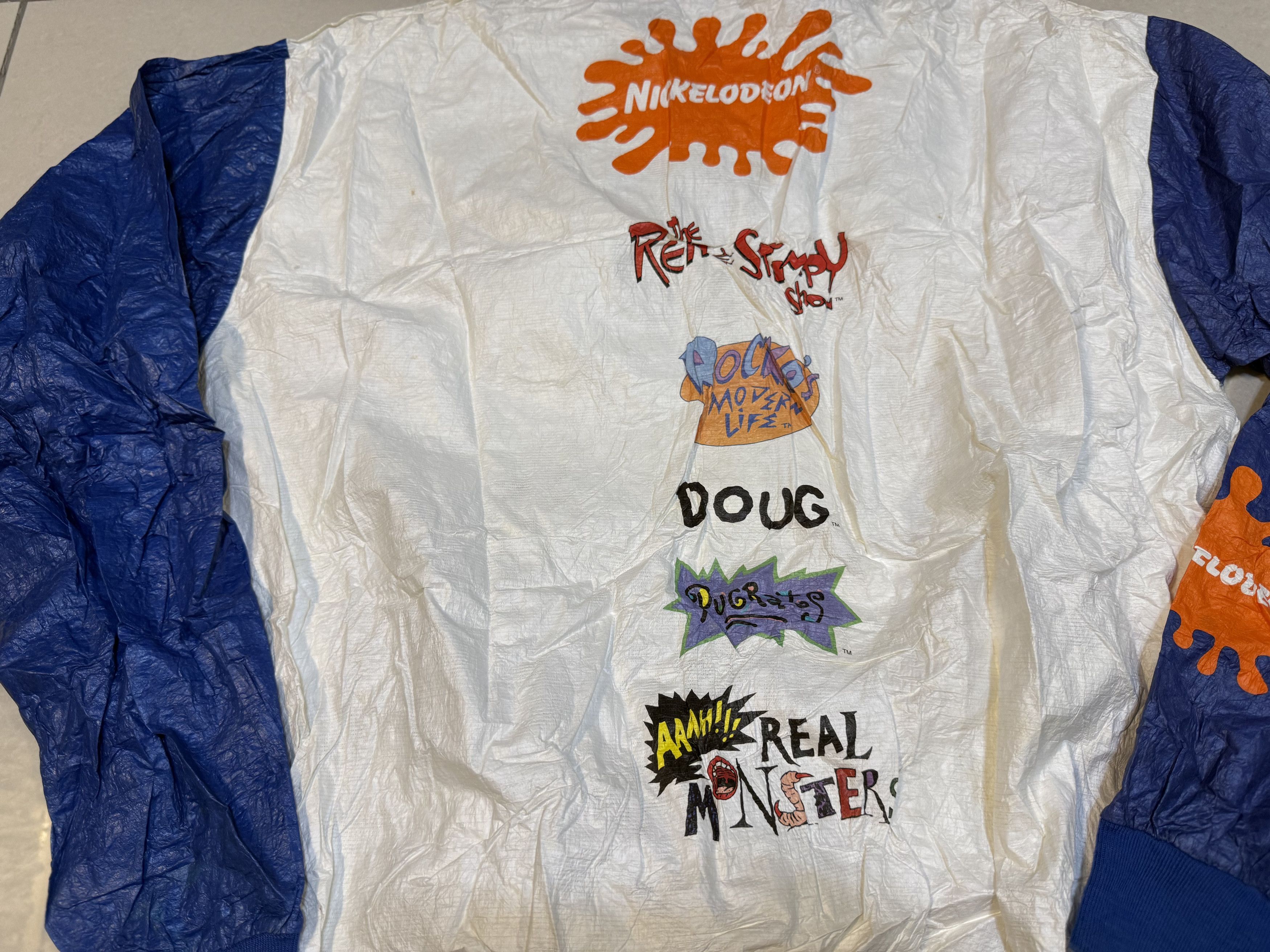 Cartoon Network × Vintage Vintage 90s Nickelodeon Zip-Up Jacket Size S / US 4 / IT 40 - 4 Thumbnail