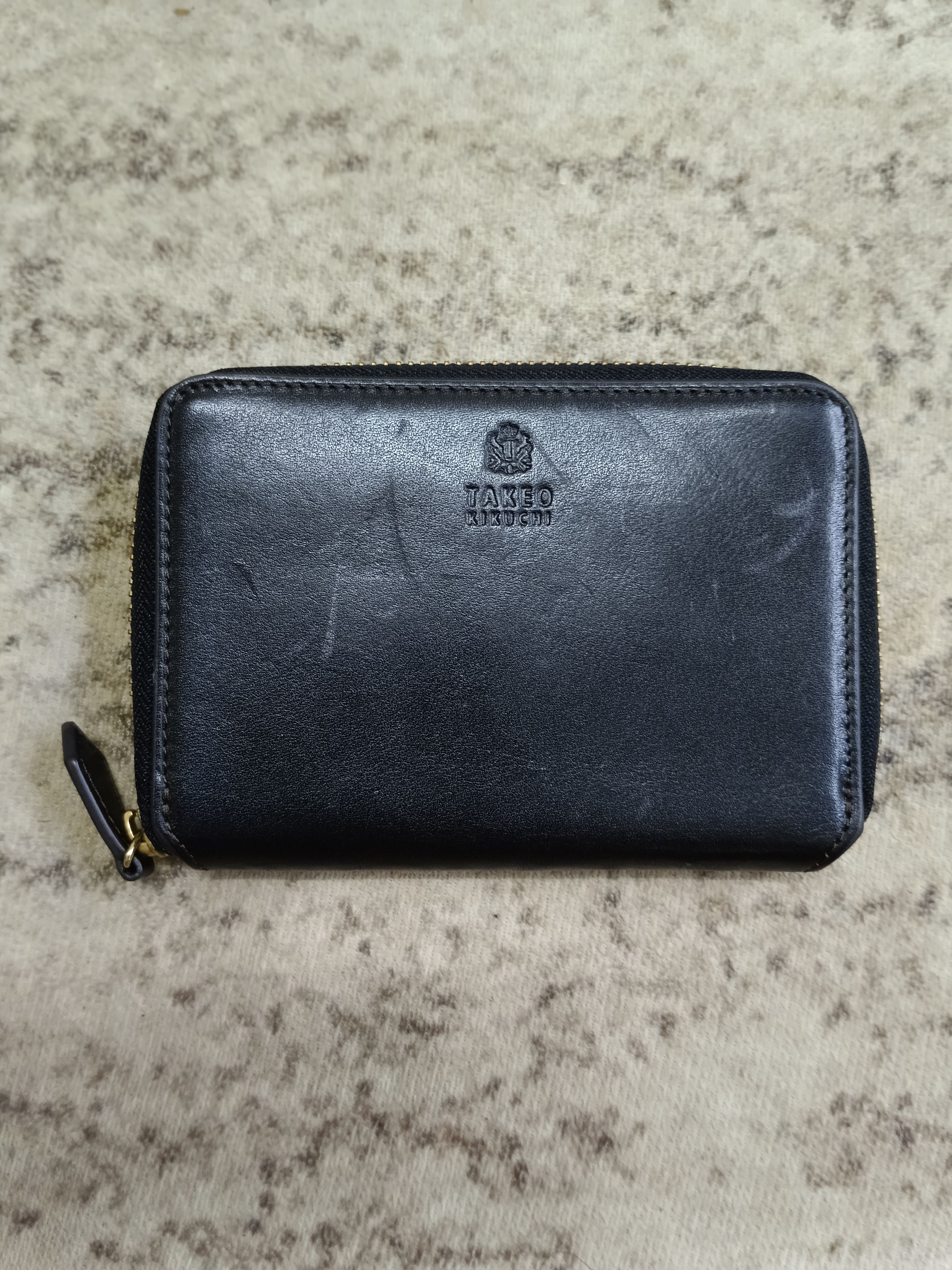 Leather × Takeo Kikuchi TAKEO KAKUCHI LEATHER ROUND ZIP BIFOLD WALLET Size ONE SIZE - 2 Thumbnail