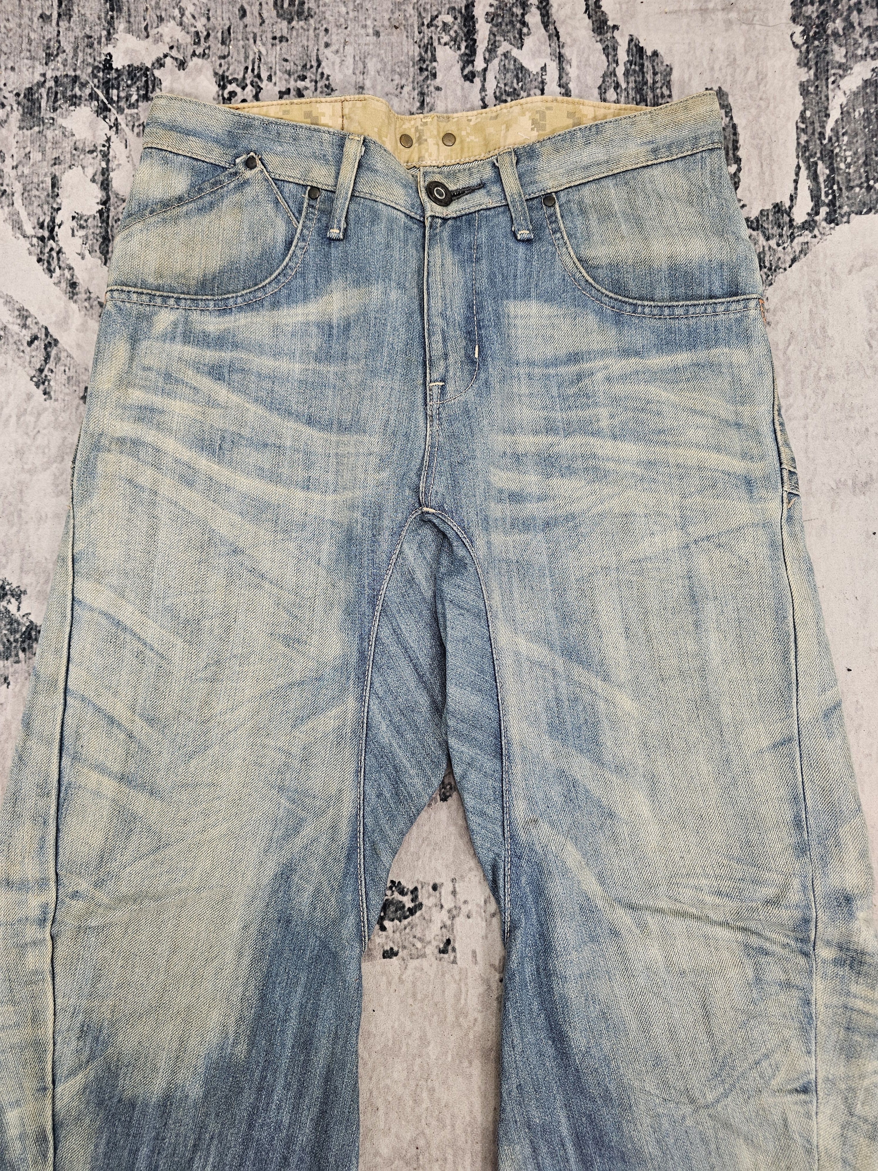 Edwin EDWIN 505 E FUNCTION Twisted Stone Wash Stain Jeans JB0304 Size US 32 / EU 48 - 5 Thumbnail