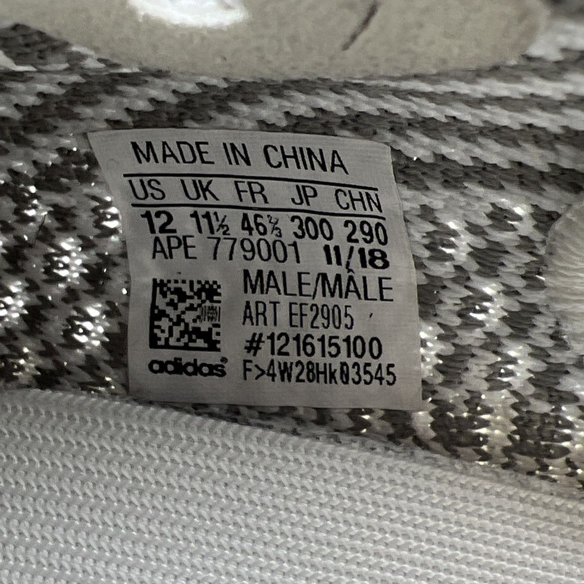Adidas Yeezy boost 350 static non reflective Size US 12 / EU 45 - 9 Thumbnail