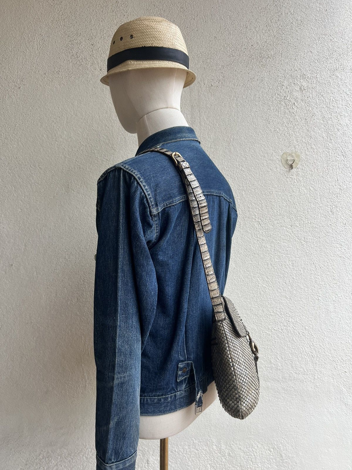 Leather Vintage Vin Donn Japan Python Snake Skin Leather Bag Sling Size ONE SIZE - 5 Thumbnail
