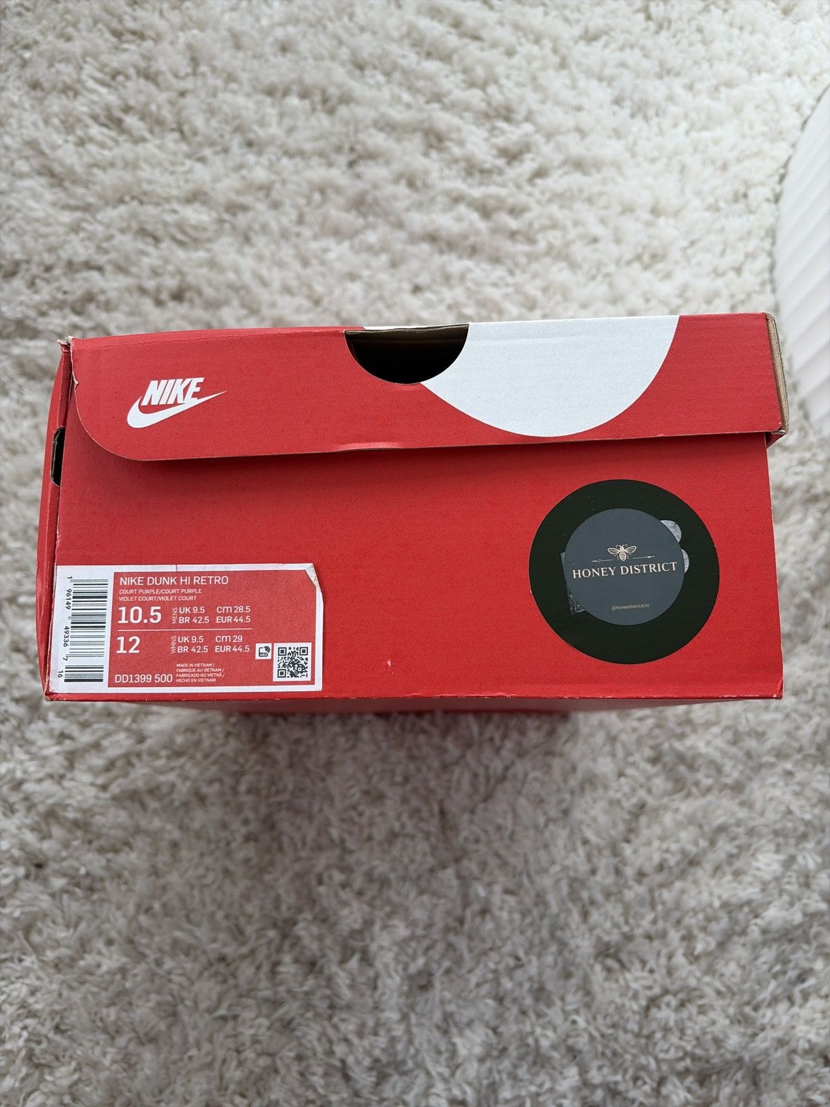 Nike Nike Dunk High Lakers Size US 10.5 / EU 43-44 - 7 Thumbnail