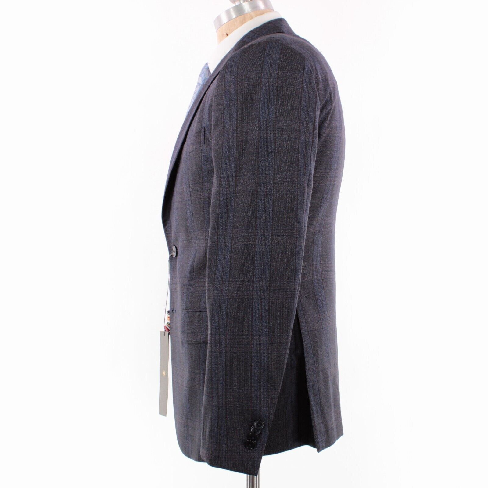 Boglioli Boglioli Suit Size US 38 Regular in Blue Size 38R - 4 Thumbnail