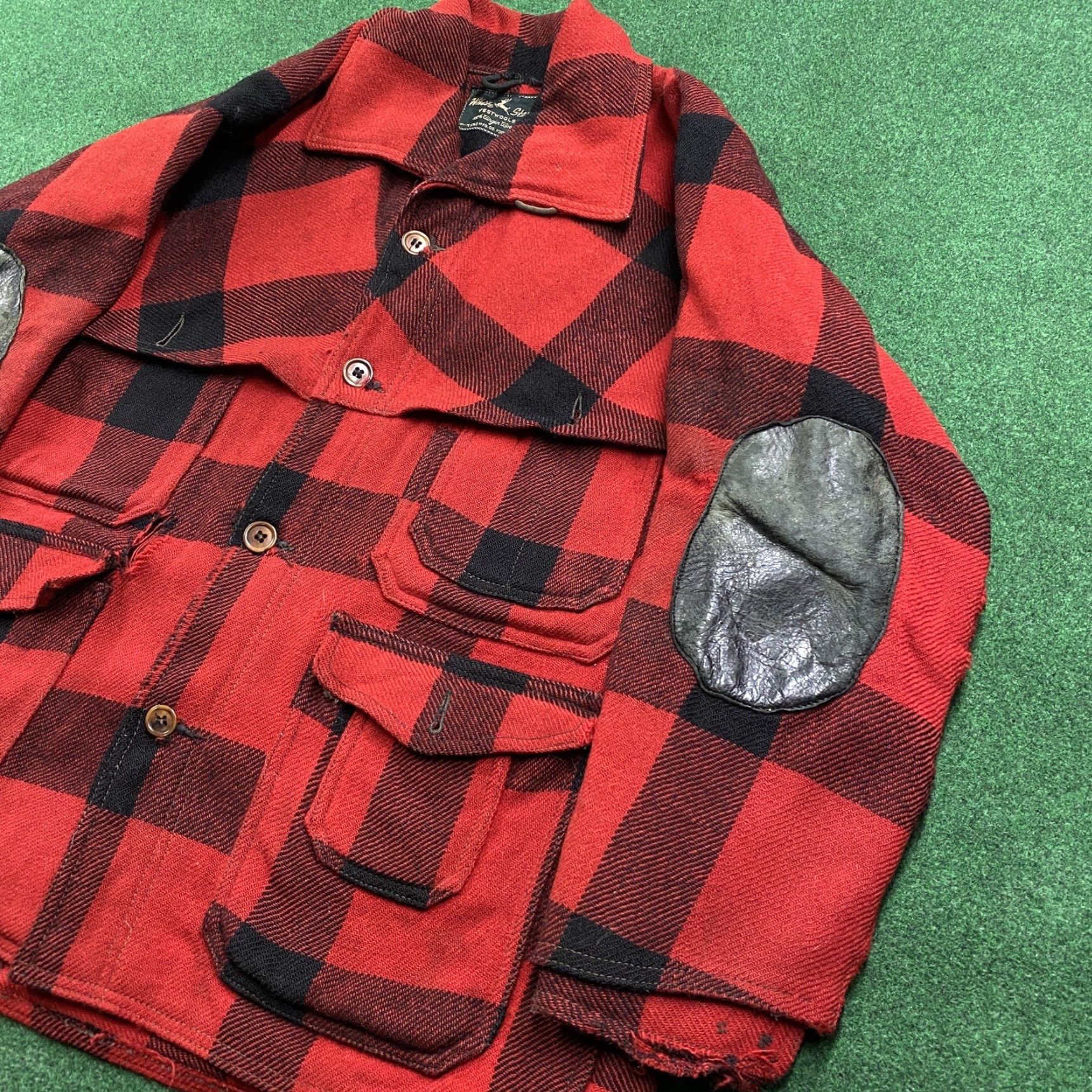 Vintage VINTAGE White Stag Jacket Mens L Red Plaid Wool 3-in-1 Heavy Warm Wind-Resistant USA Stag Cruiser 50S Size US L / EU 52-54 / 3 - 2 Thumbnail