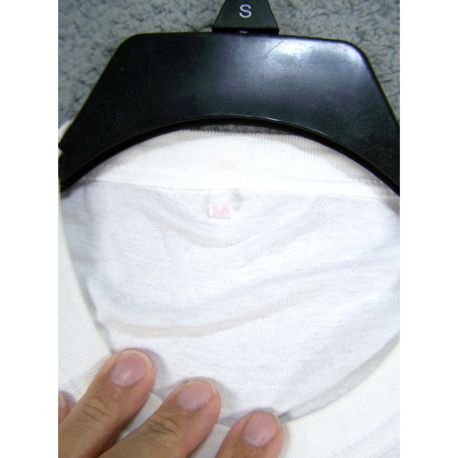 VINTAGE Ski Ranch T-Shirt Adult Medium Graphic White 90s Outdoor Quilt Opening Night Mens