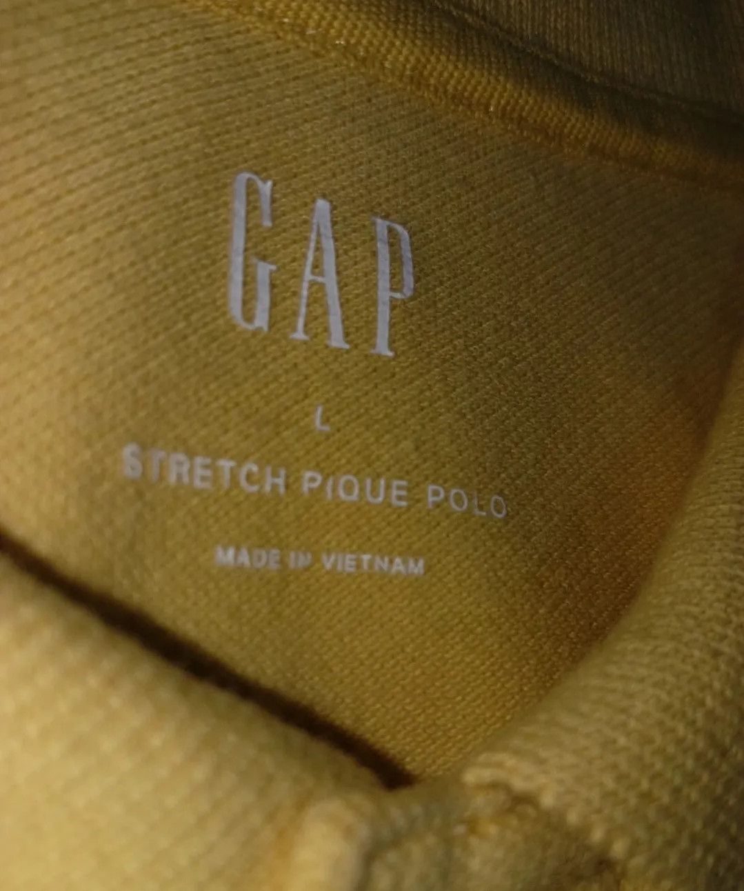 Gap Polo Shirt GAP {Soft Yellow / Pale Banana} Size US L / EU 52-54 / 3 - 3 Thumbnail