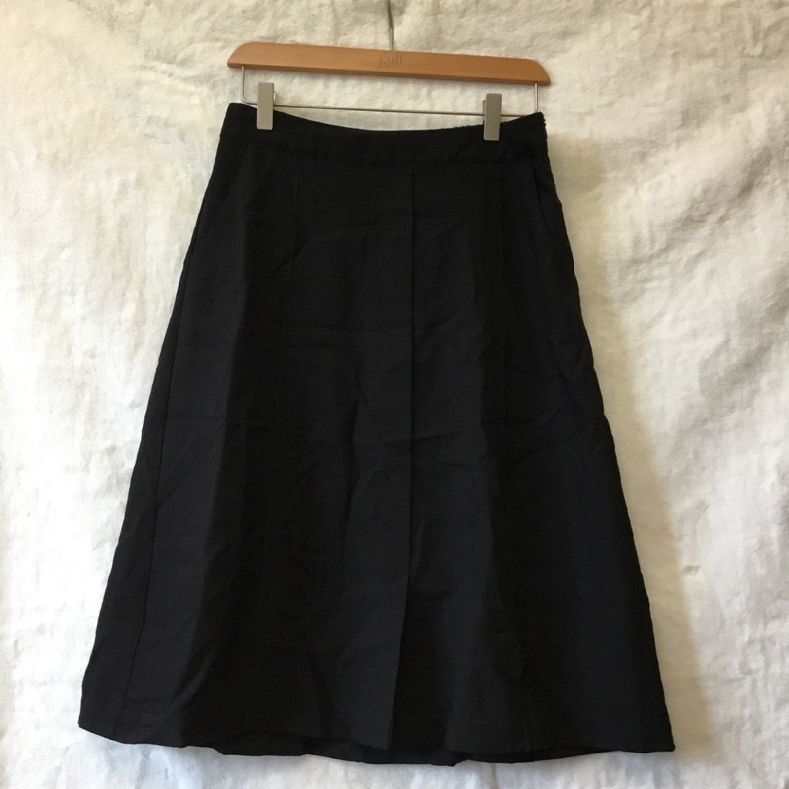 Other Bega Black Midi A-Line Skirt Size 30" / US 8 / IT 44 - 2 Thumbnail