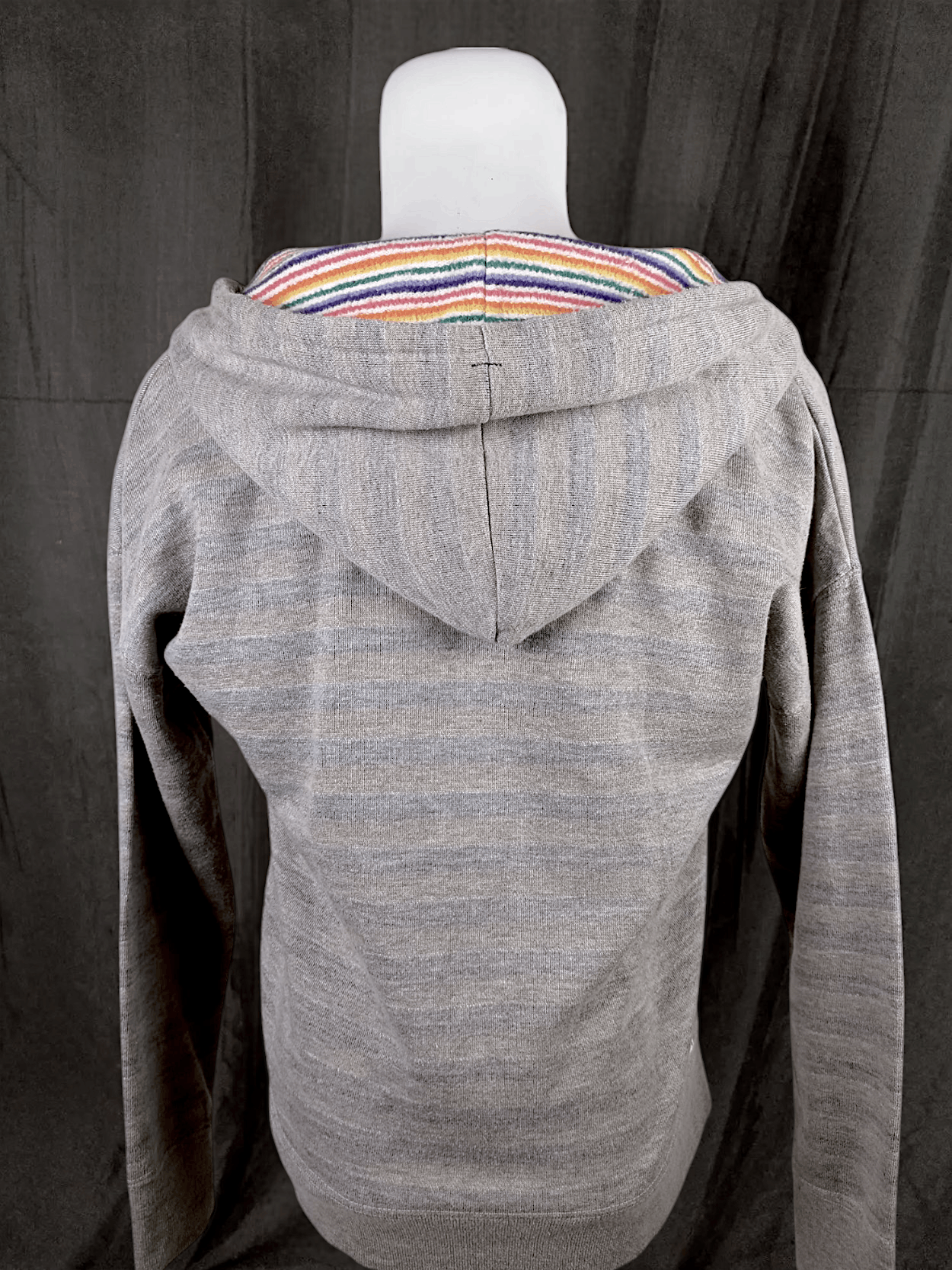 If Six Was Nine × Japanese Brand Vintage & Relax UNDER WRAPS Striped Rainbow Zipper Hoodie Size US M / EU 48-50 / 2 - 7 Thumbnail