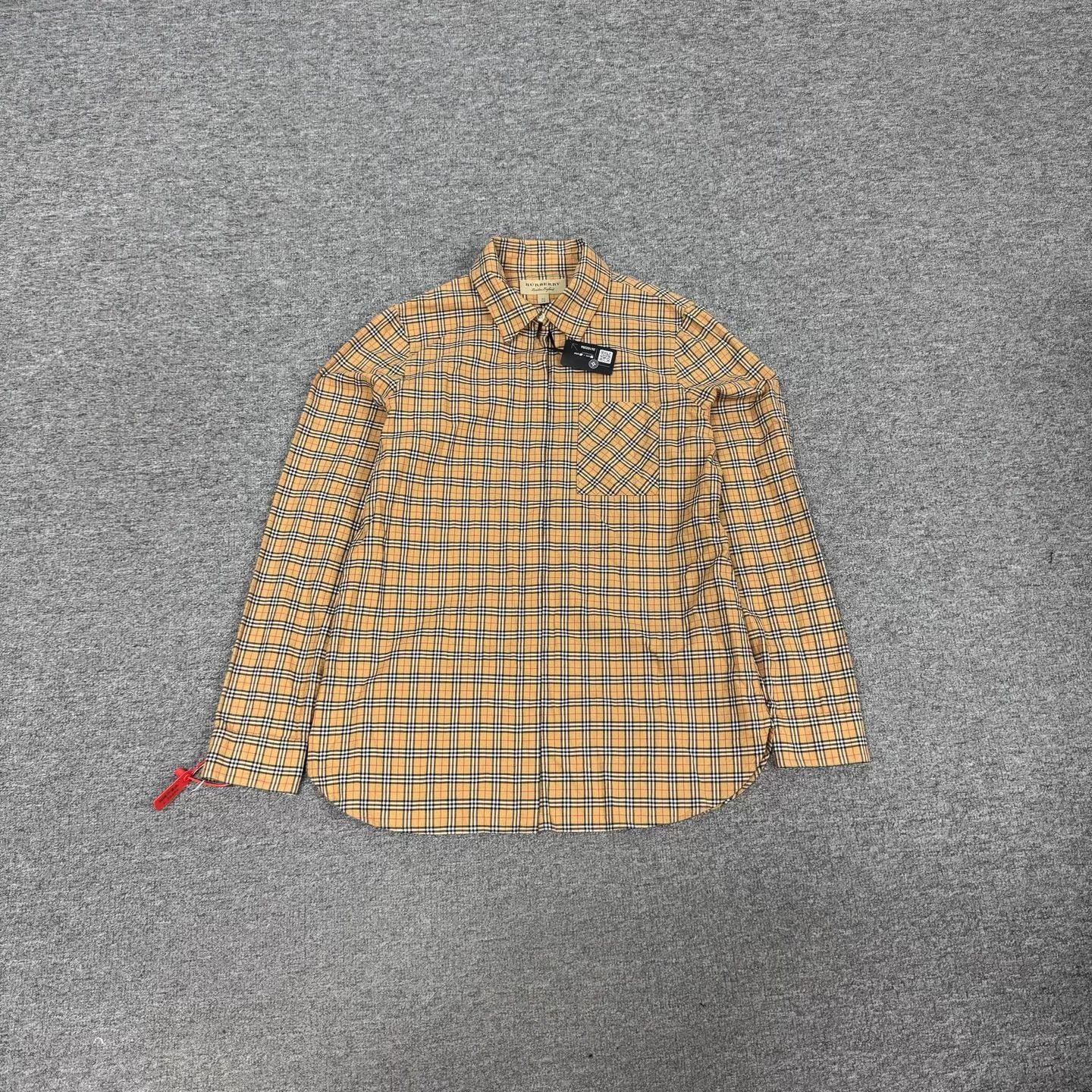 Burberry Burberry Plaid Long Sleeve Shirt UK8 99 New Size S / US 4 / IT 40 - 1 Thumbnail