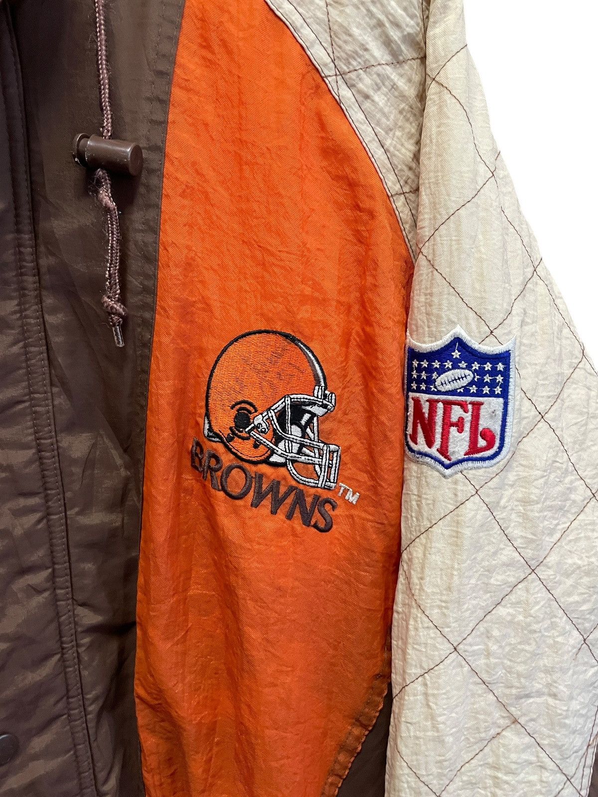 NFL Rare Design Vintage Brand Starter X NFL Browns Jacket 1990s Size US XL / EU 56 / 4 - 5 Thumbnail