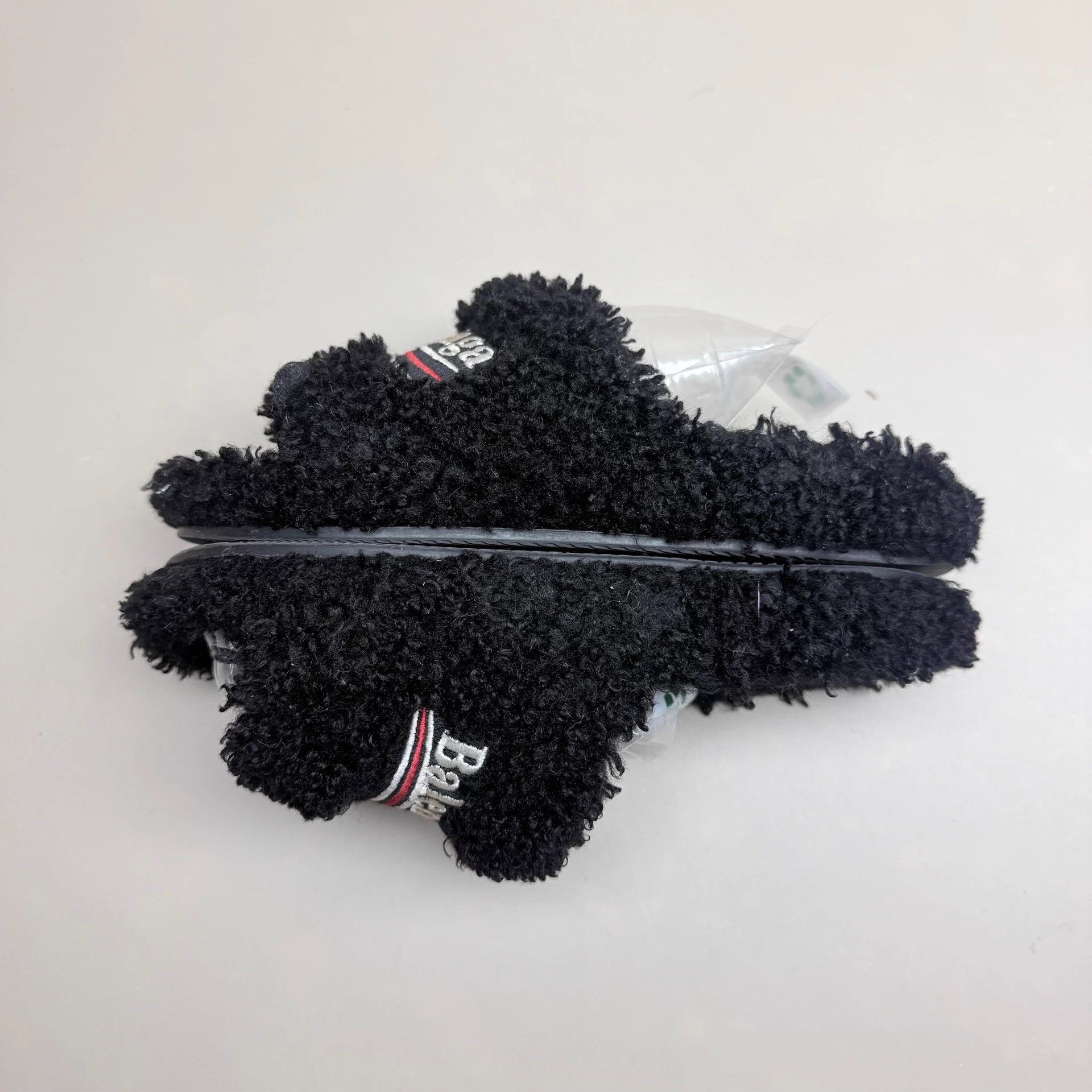 Balenciaga Balenciaga Black Cola Faux Fur Slippers 35 95 New Size US 4.5 / IT 34.5 - 5 Thumbnail