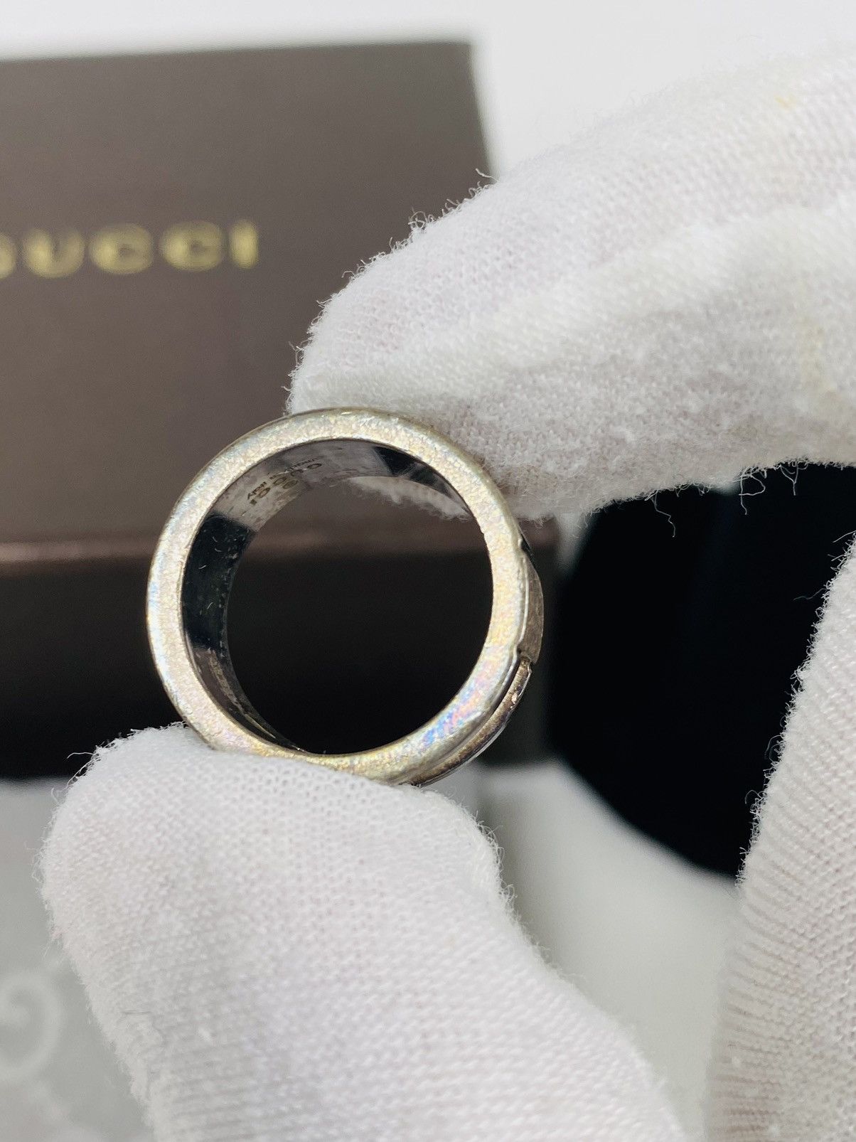 Gucci Gucci .925 Silver G Ring Size IT 8 Size ONE SIZE - 5 Thumbnail