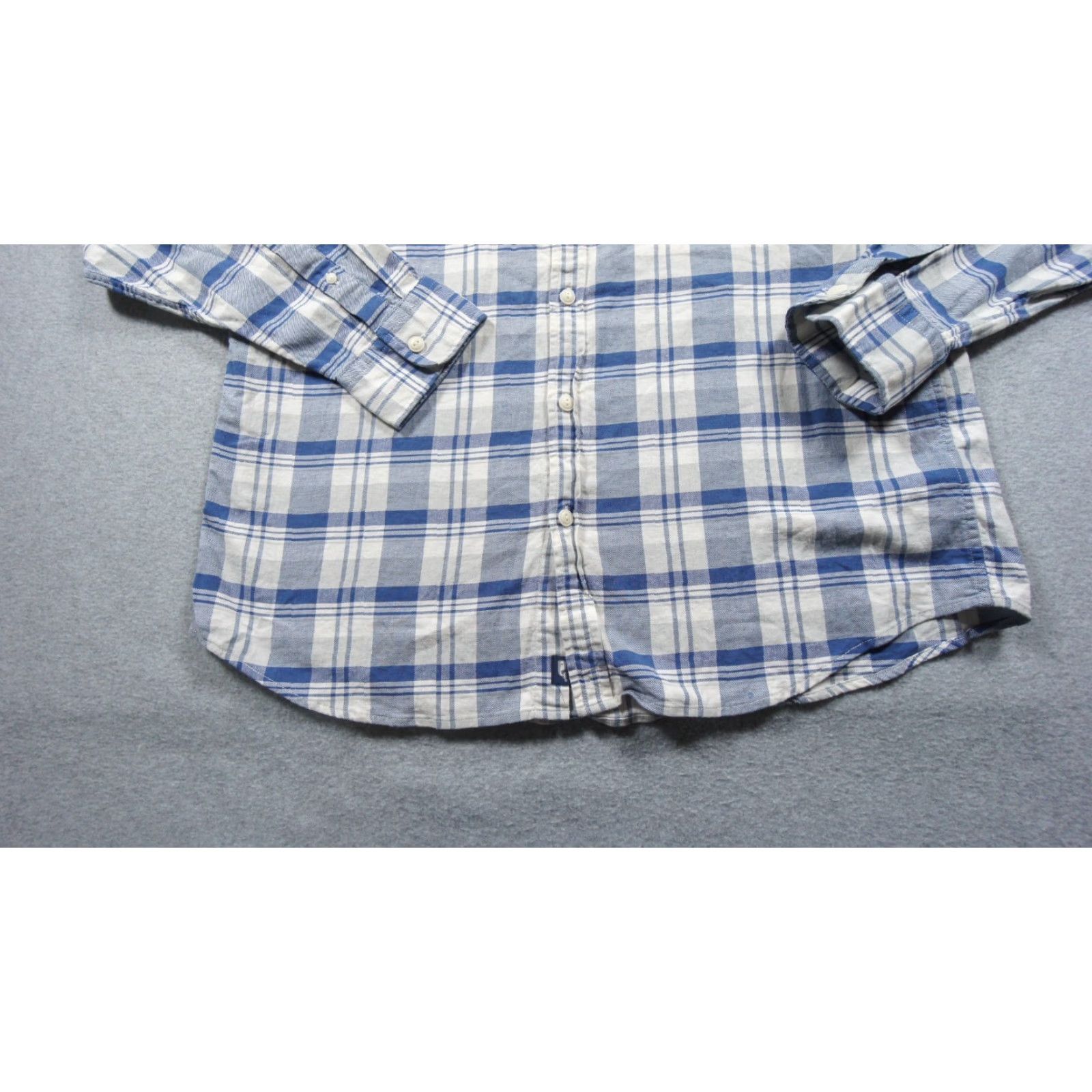 Vineyard Vines Vineyard Vines Shirts Mens Large Blue Button-Down Slim Longshore Stretch Plaid Shirts Size US L / EU 52-54 / 3 - 3 Thumbnail