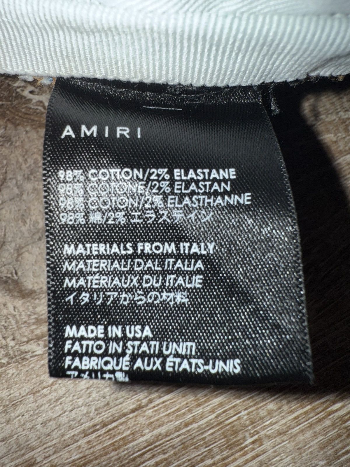Amiri Amiri Distressed Light Jeans Size US 31 - 4 Thumbnail