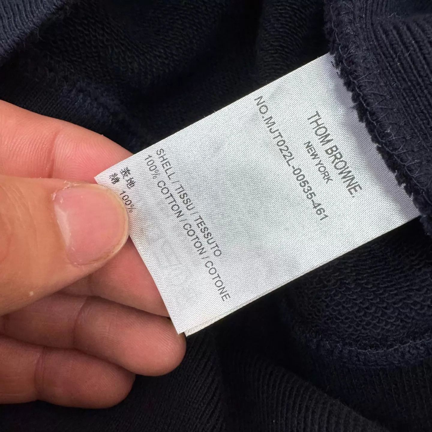 Thom Browne tb zipper hoodie navy blue size 7 Size US XXL / EU 58 / 5 - 5 Thumbnail