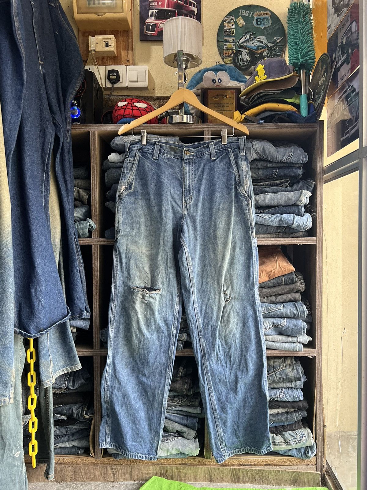 Carhartt 🔥Very Rare Vintage Carhartt Samples Carpenter Pant Size US 33 - 3 Thumbnail