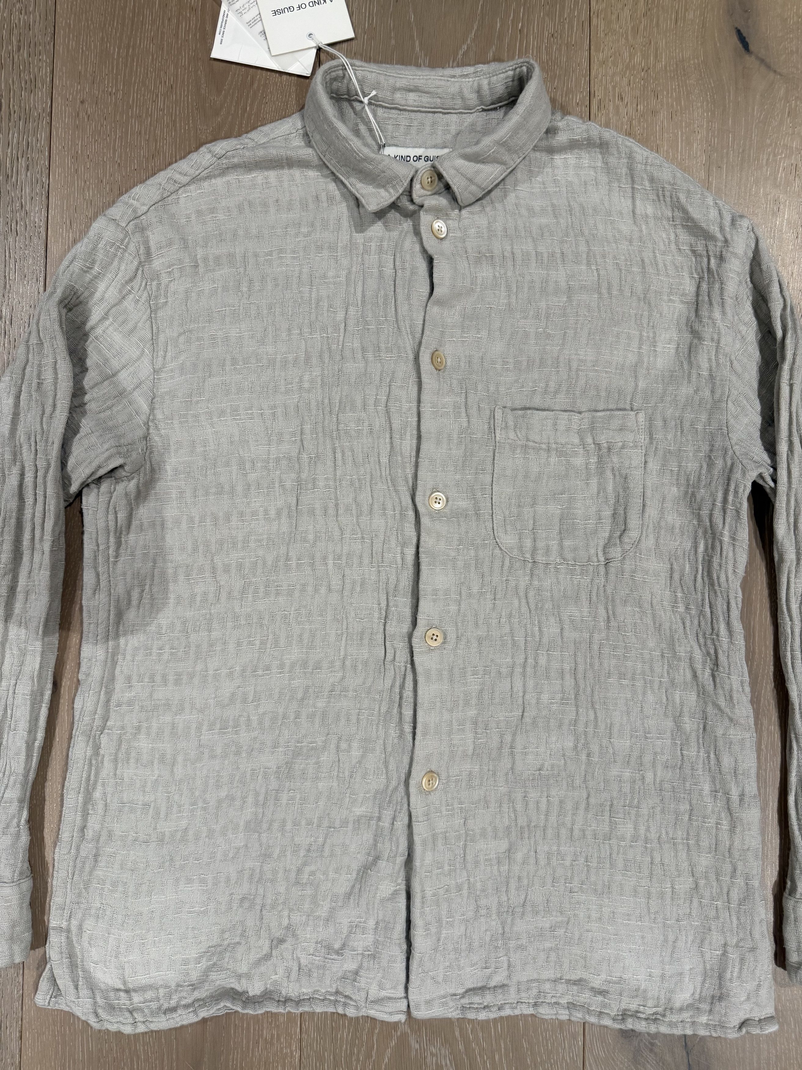 A Kind Of Guise 💚 SS24 A Kind Of Guise Gusto Shirt Washed Clay Medium NEW Size US M / EU 48-50 / 2 - 10 Thumbnail