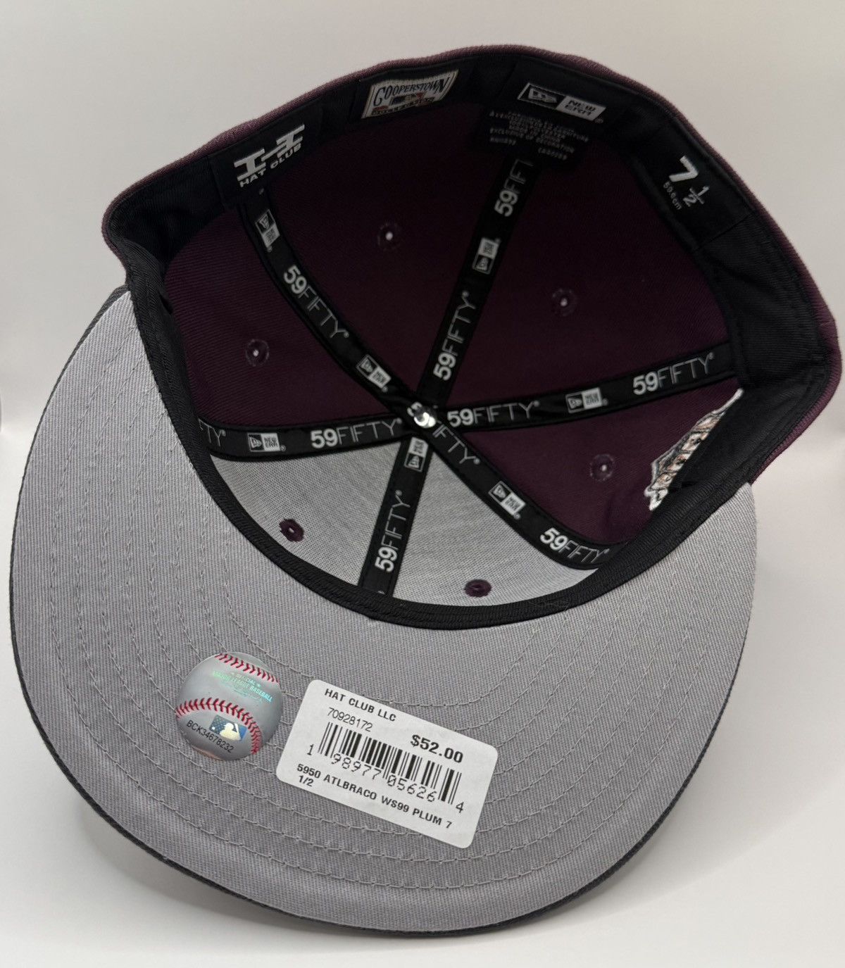 Hat Club × New Era Size 7 1/2 - Hat Club LA Exclusive New Era Atlanta Braves Size ONE SIZE - 4 Thumbnail