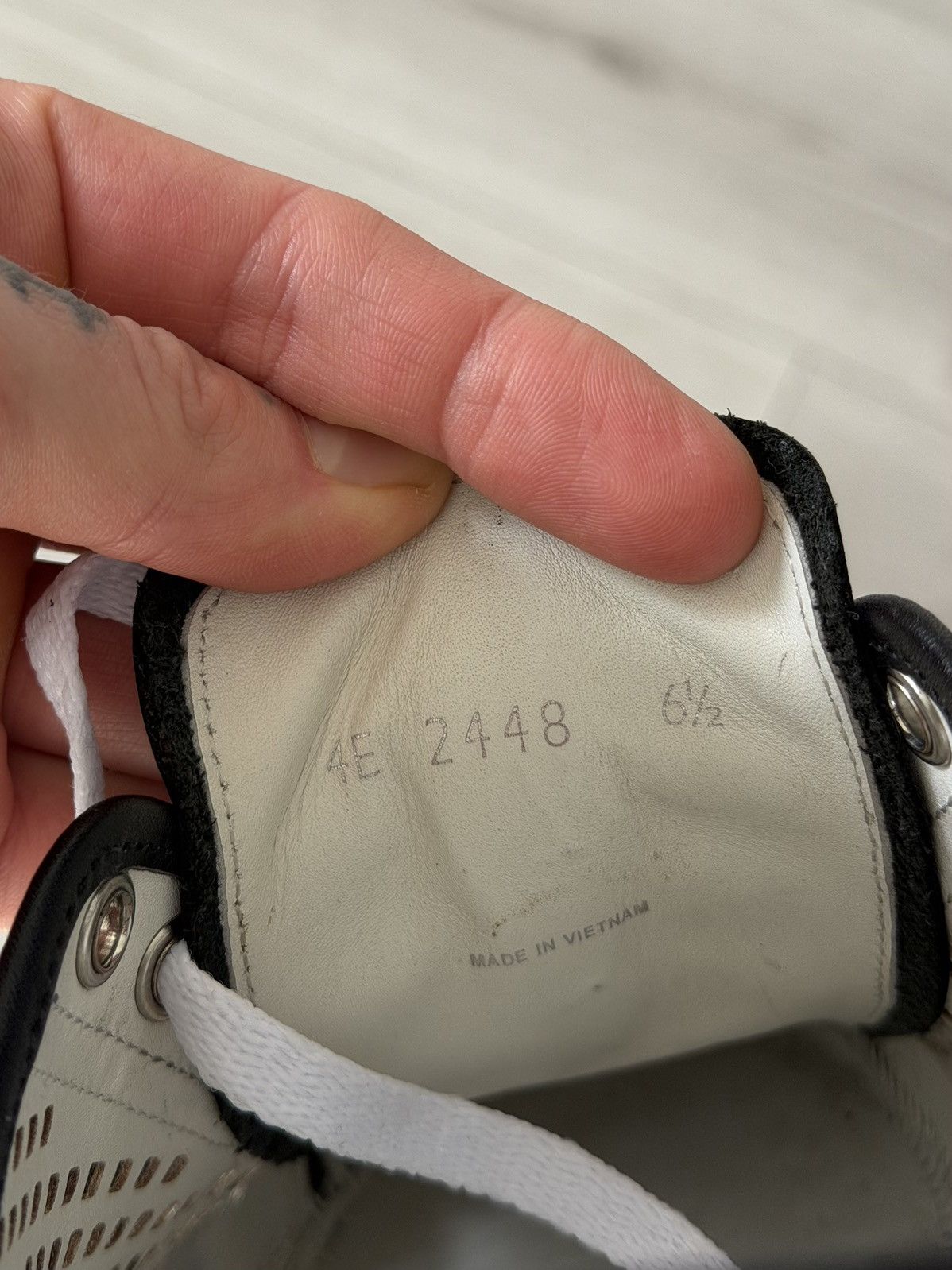 Prada Prada Sport Linea Rossa perforated leather sneakers vintage Size US 7.5 / EU 40-41 - 8 Thumbnail