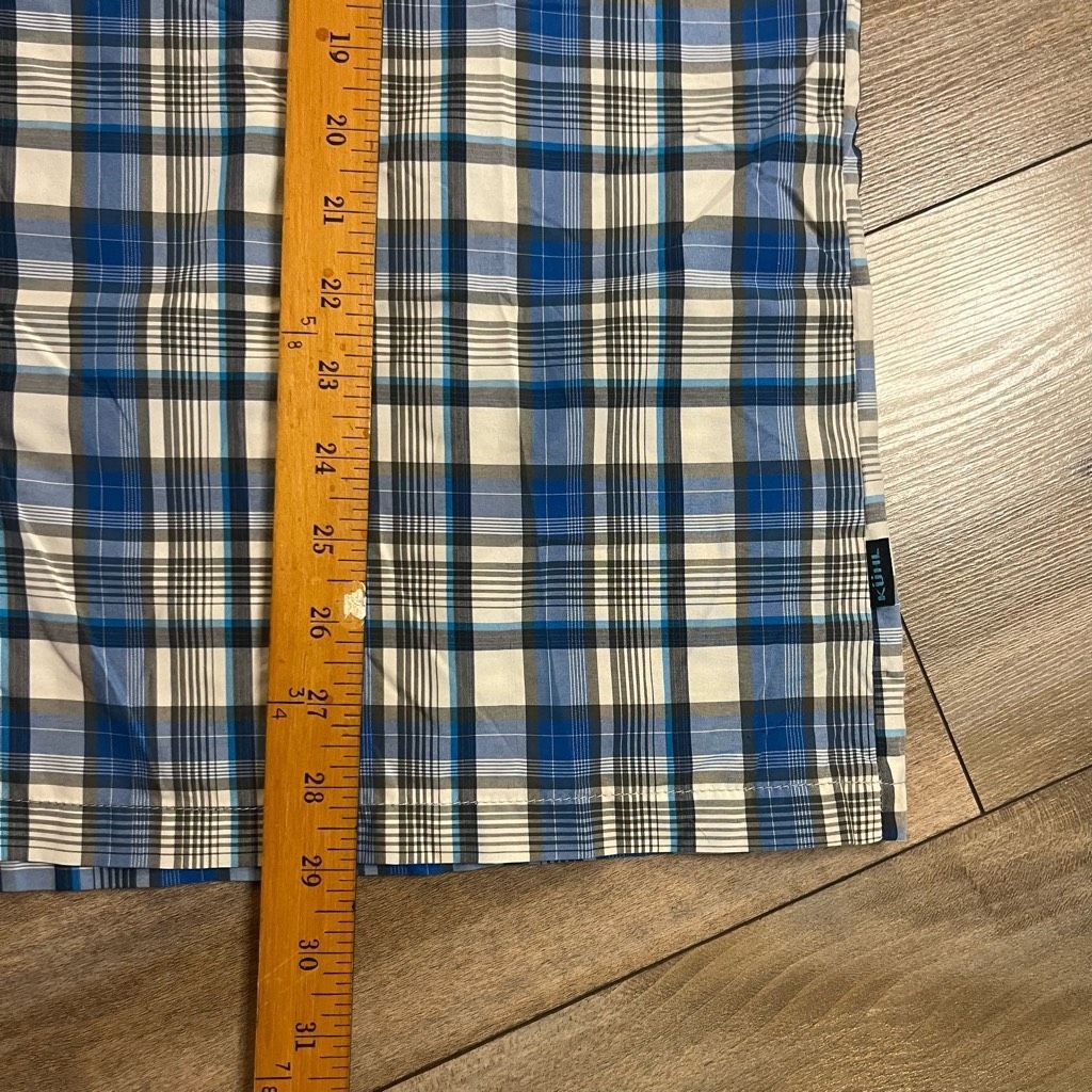 Kuhl Kuhl Blue Plaid Athletic Casual Buttonup Men Large Bin A-45 Size US L / EU 52-54 / 3 - 4 Thumbnail