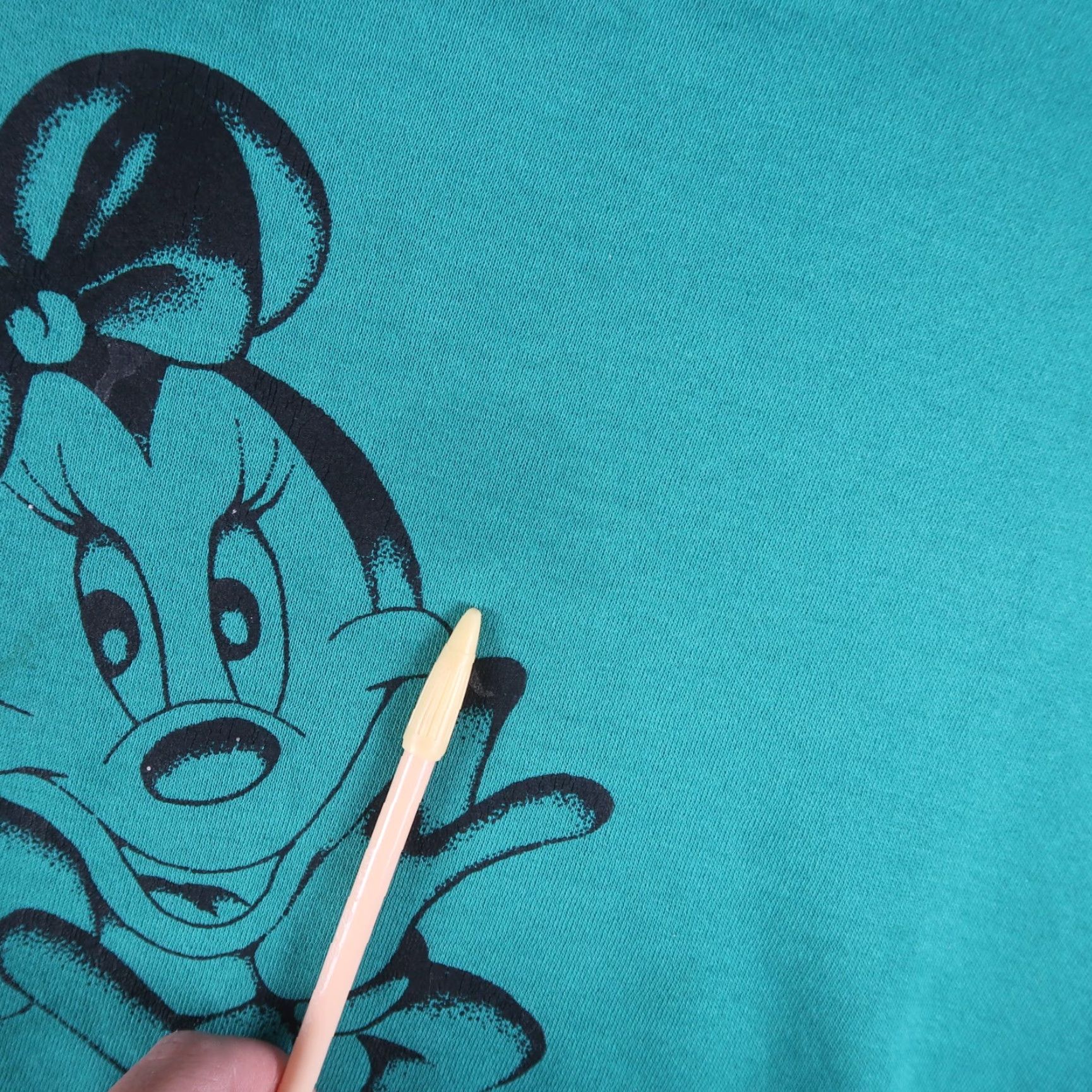 Disney VINTAGE Disney Sweatshirt Minnie Mouse Crewneck Teal 2XL 90s Cartoon Retro Unisex Adults Sweatshirt Mens Womens Girls Boys Size XXL / US 16-18 / IT 52-54 - 7 Thumbnail
