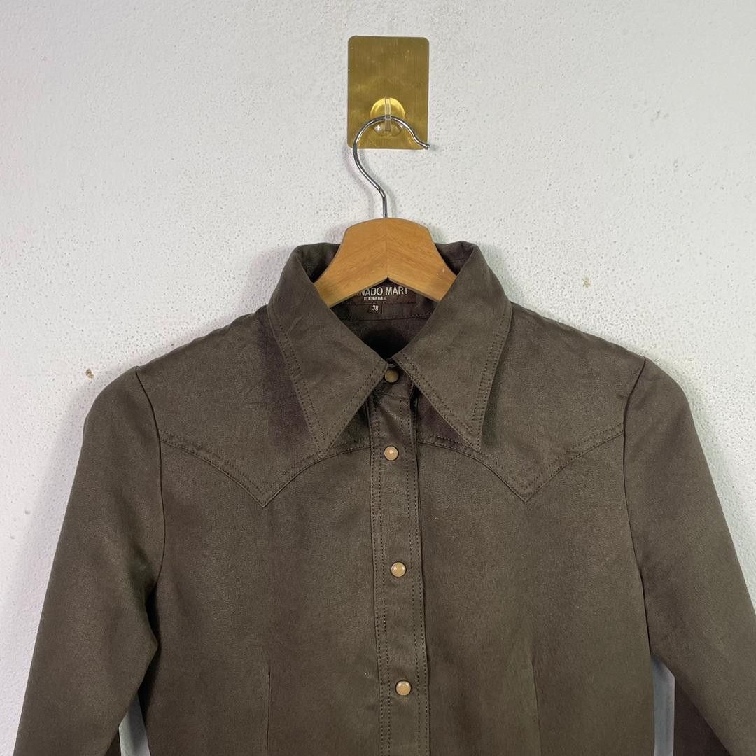 If Six Was Nine × Japanese Brand × Tornado Mart Tornado Mart Femme Western Shirt Size XS / US 0-2 / IT 36-38 - 2 Thumbnail