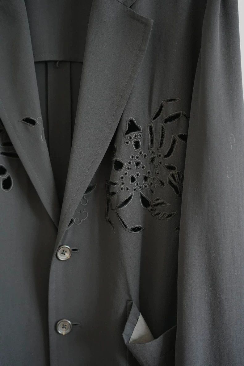Yohji Yamamoto Yohji Yamamoto 96ss Flower with juvenile crab cutout suit-2 Size US M / EU 48-50 / 2 - 4 Thumbnail