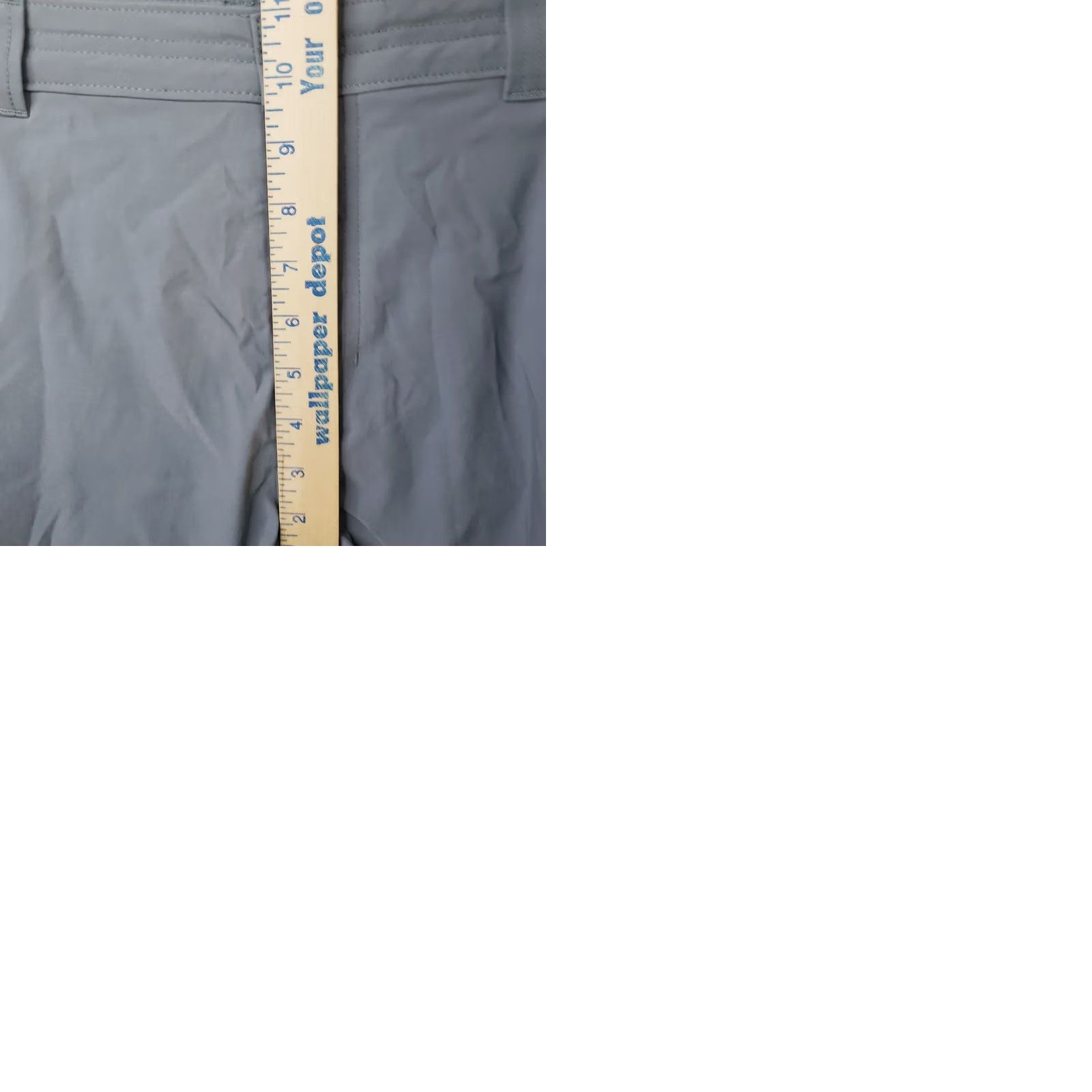 Eddie Bauer VINTAGE? No — Eddie Bauer Womens Hiking Chino Shorts Gray 7" Inseam Size 16 Nylon Stretch Regular Waist 36 Zip Size 25" / US 0 / IT 36 - 10 Thumbnail