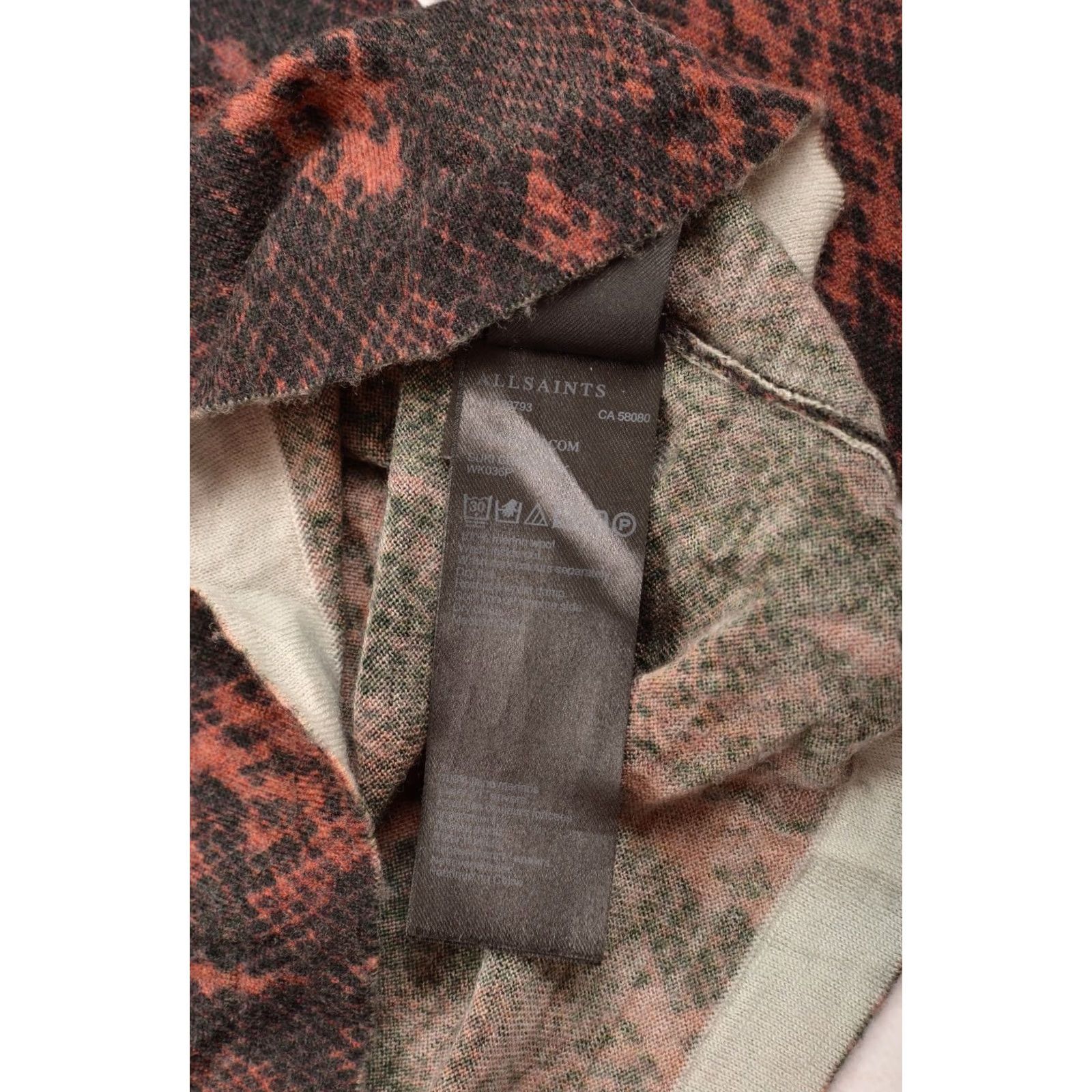 Allsaints AllSaints Suki Crew Neck Merino Wool Top Sweater Size S, Multicolor, Pullover, Women Size S / US 4 / IT 40 - 5 Thumbnail