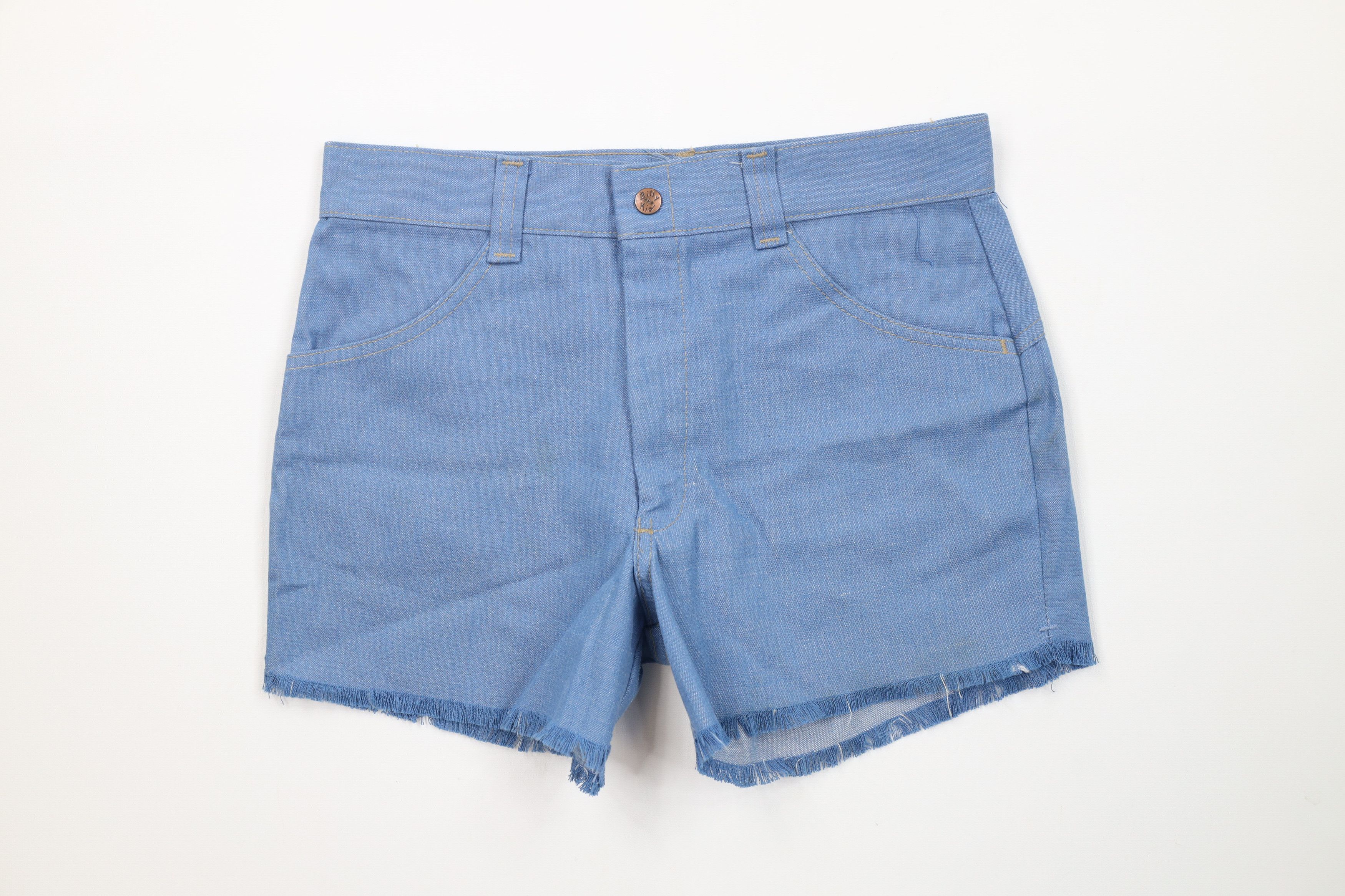 Vintage Vintage 60s 70s Streetwear Denim Cut Off Short Shorts USA Size US 30 / EU 46 - 1 Thumbnail