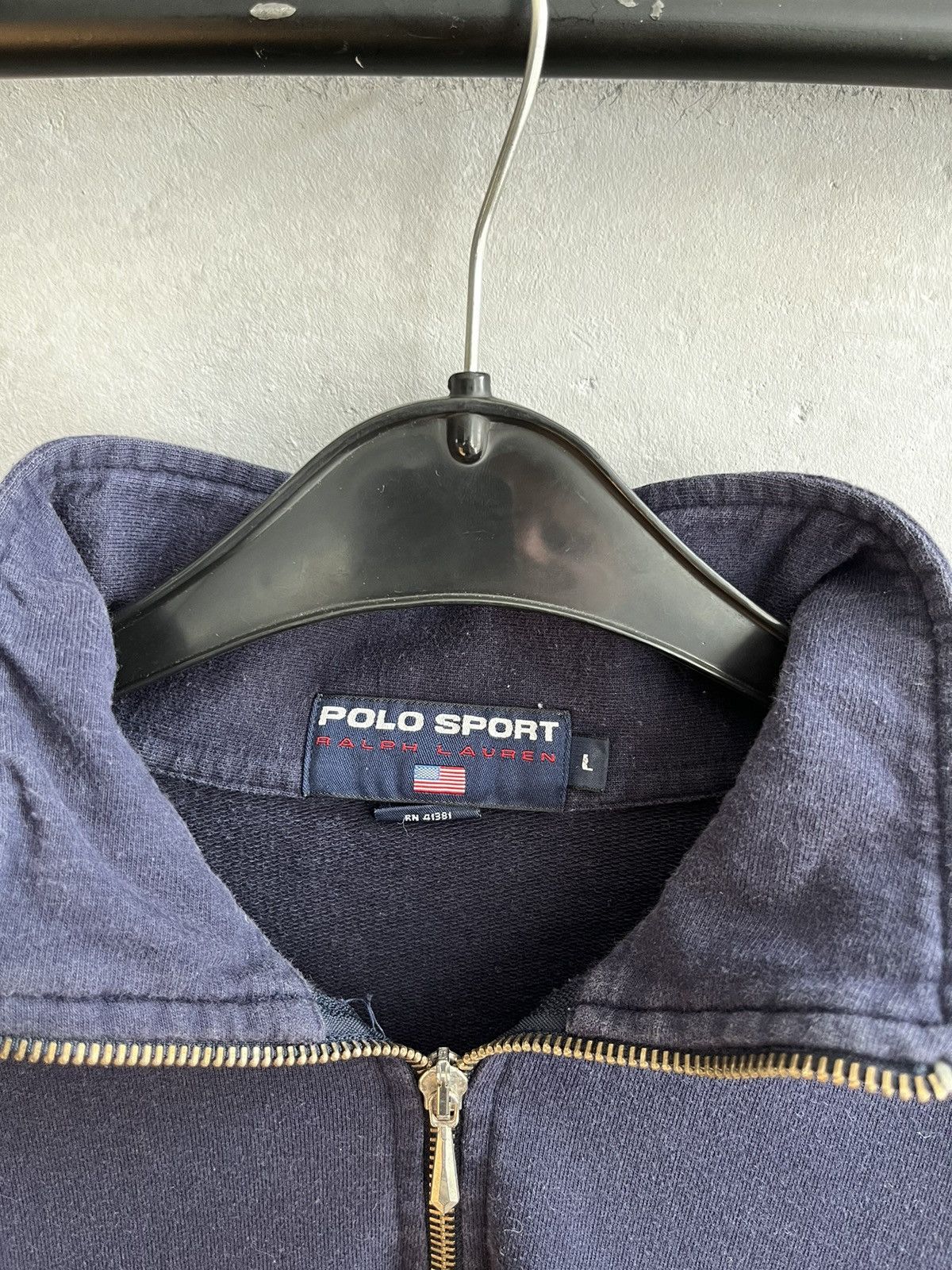 Polo Ralph Lauren × Ralph Lauren × Vintage Ralph Lauren Polo sport sweatshirt zip vintage 90s Size US L / EU 52-54 / 3 - 5 Thumbnail