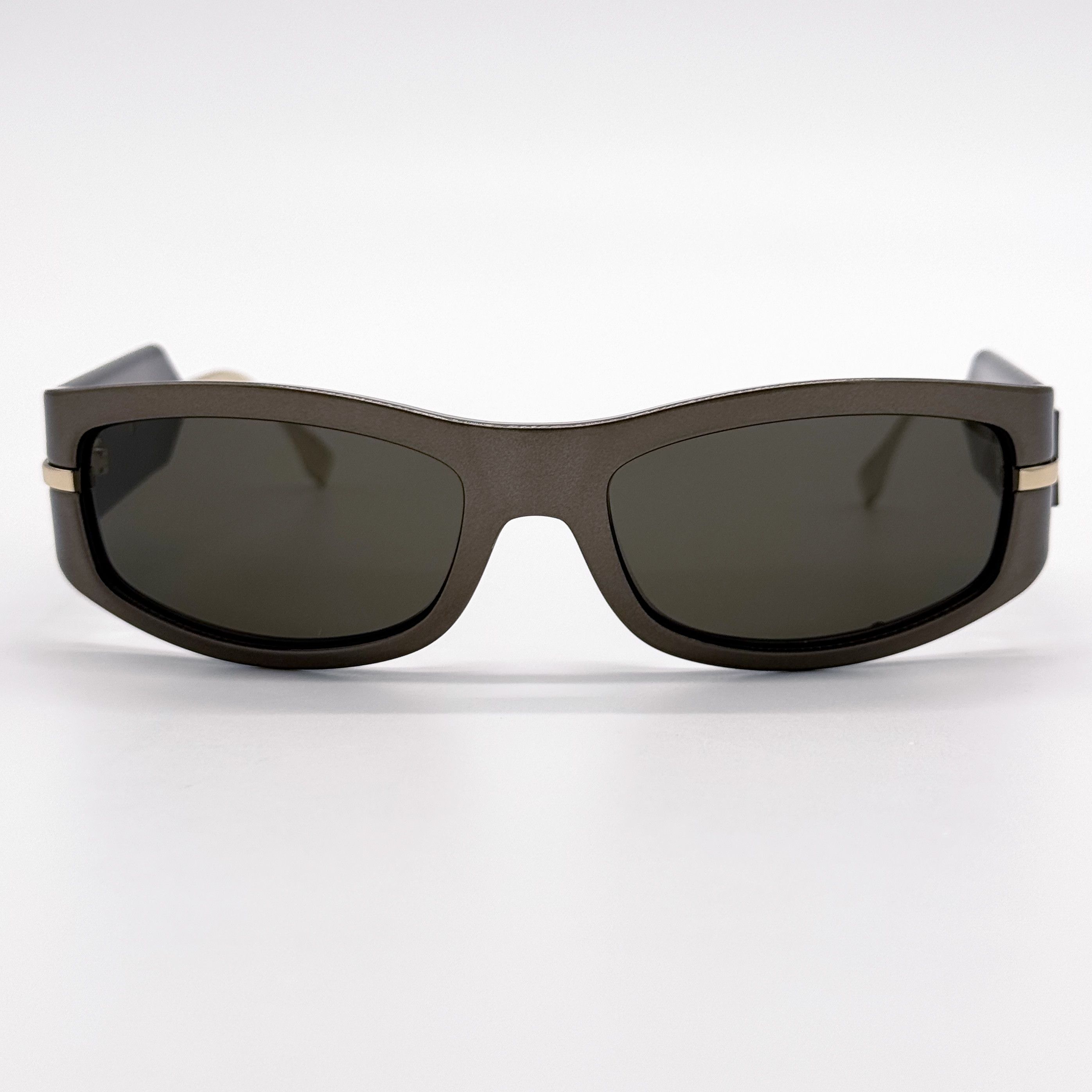 Fendi NEW FENDI FE40120I 45E SHINY BROWN WOMEN SUNGLASSES Size ONE SIZE - 3 Thumbnail