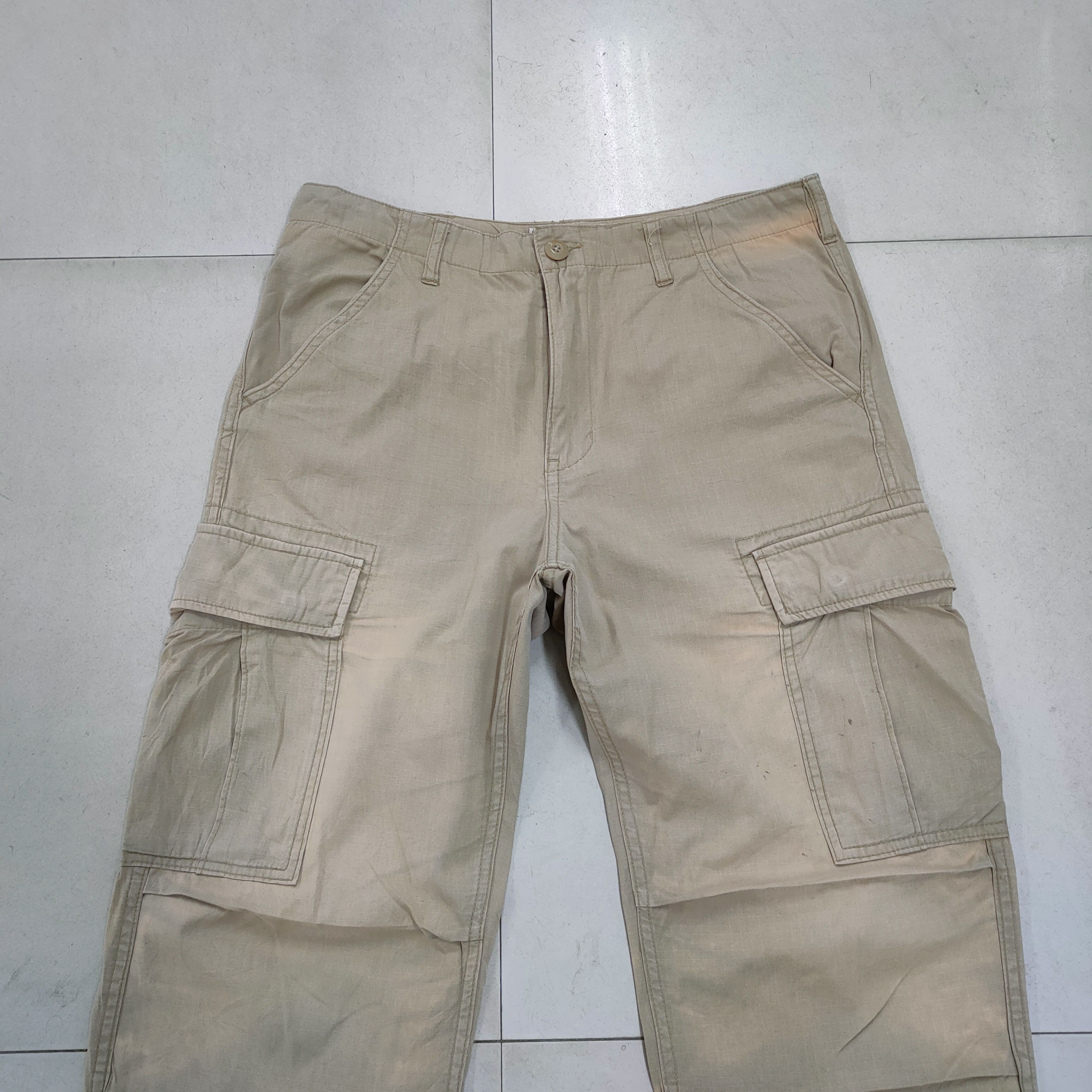 Avirex × Vintage VINTAGE FADED FADED CARGO PANTS Size US 34 / EU 50 - 2 Thumbnail