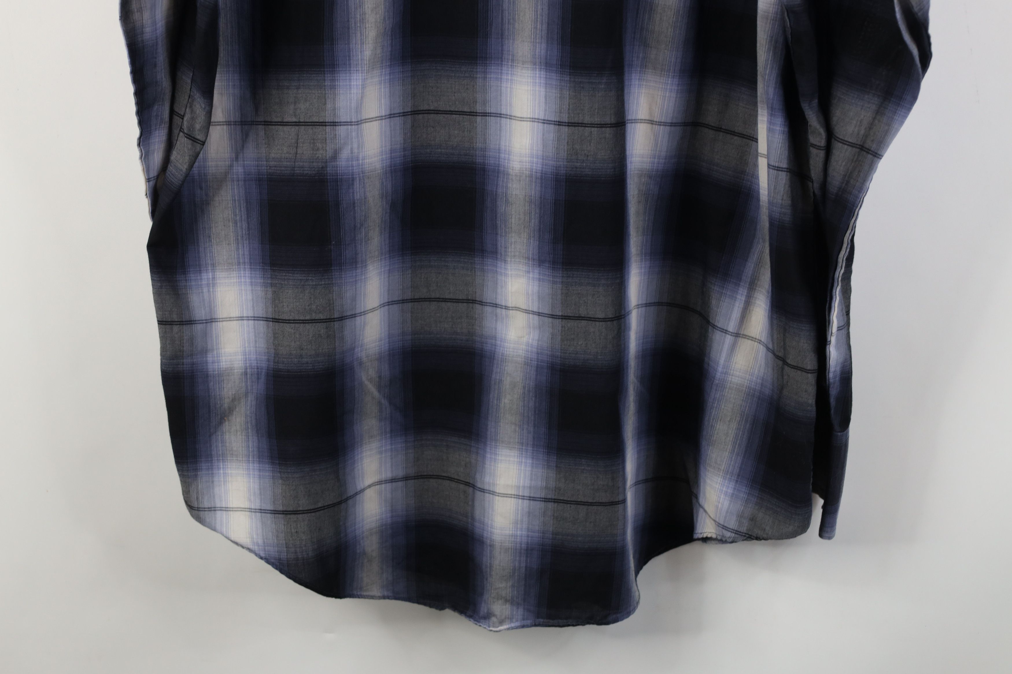 Vintage Vintage 90s Streetwear Cowboy Rodeo Snap Button Shirt Plaid Size US XL / EU 56 / 4 - 12 Thumbnail