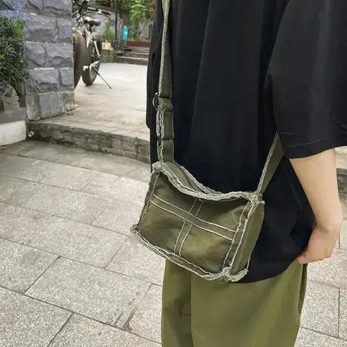 Japanese Brand Little Canvas Shoulder Bag Size ONE SIZE - 7 Thumbnail