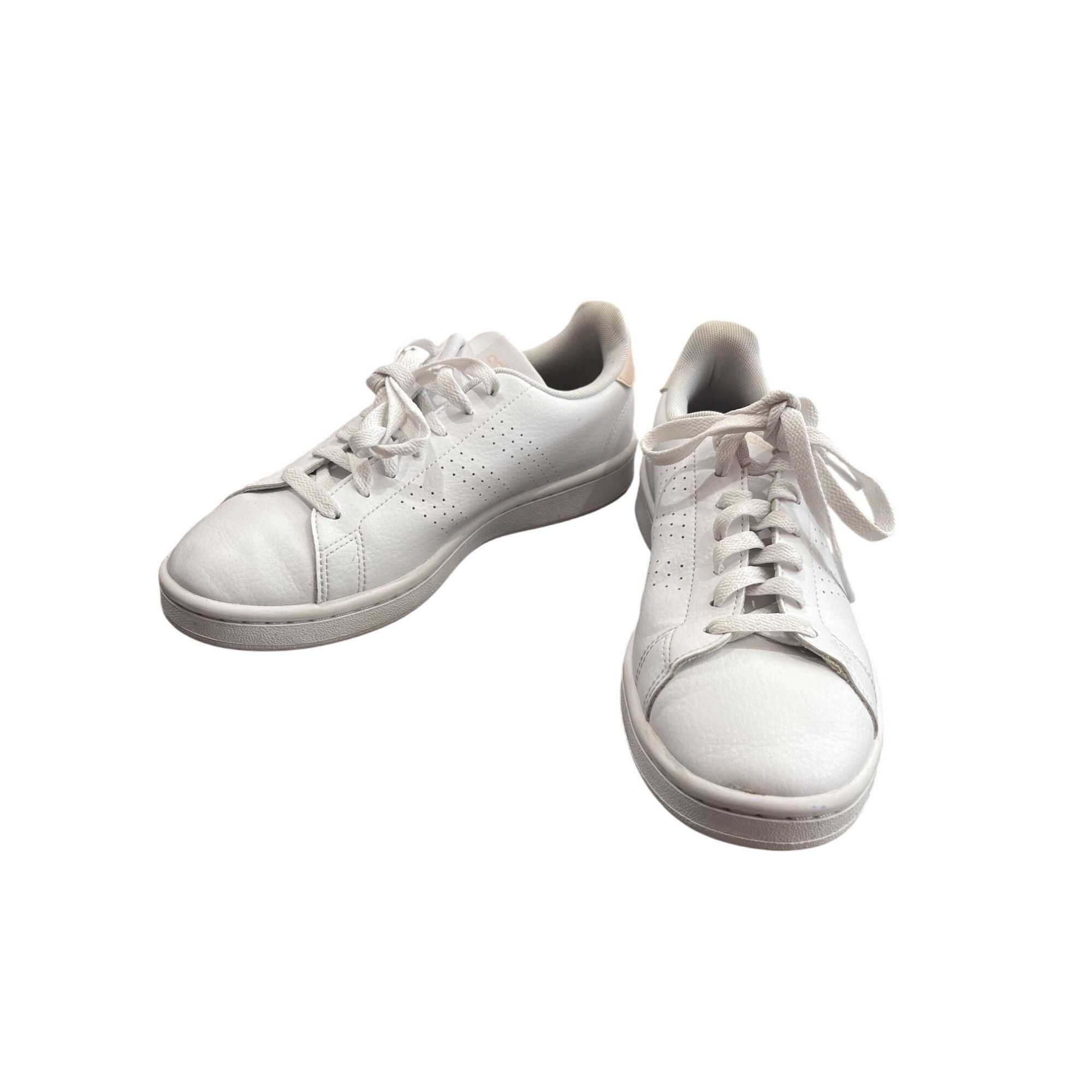 Adidas Adidas Mens White Sneakers Size 7.5 SKU 8939 Size US 7.5 / EU 40-41 - 2 Thumbnail