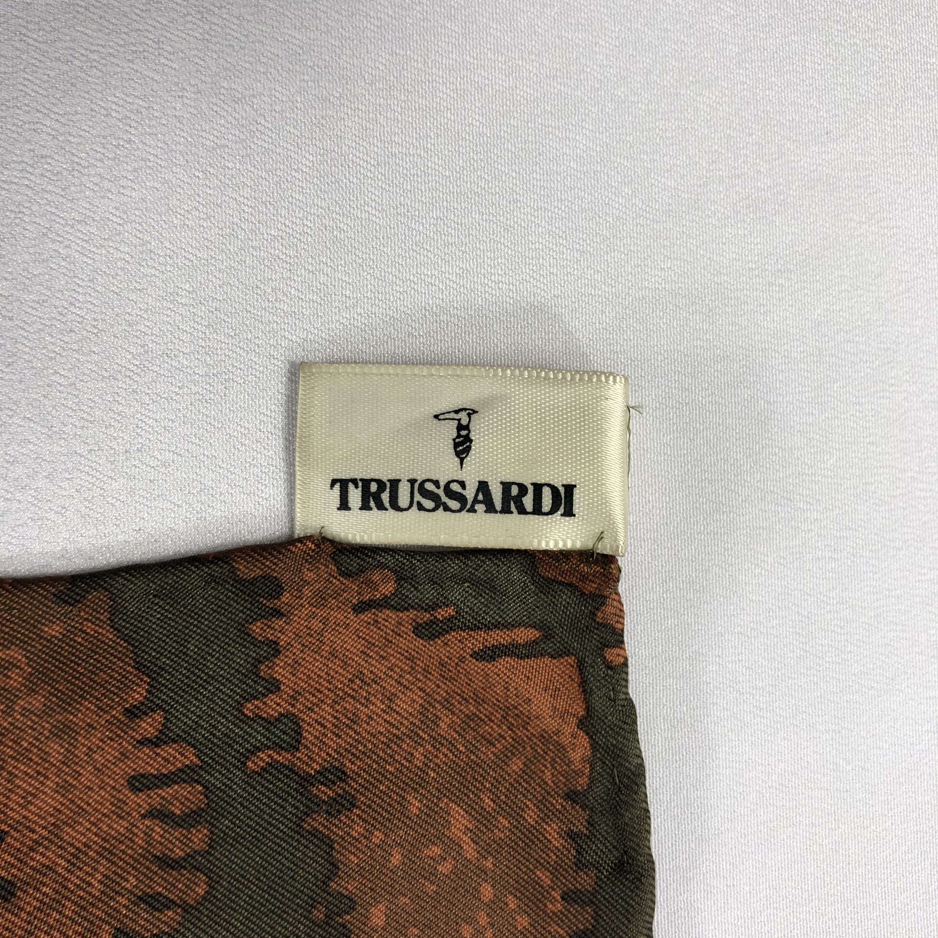 Trussardi Vintage Trussardi Silk Scarf Size ONE SIZE - 6 Thumbnail