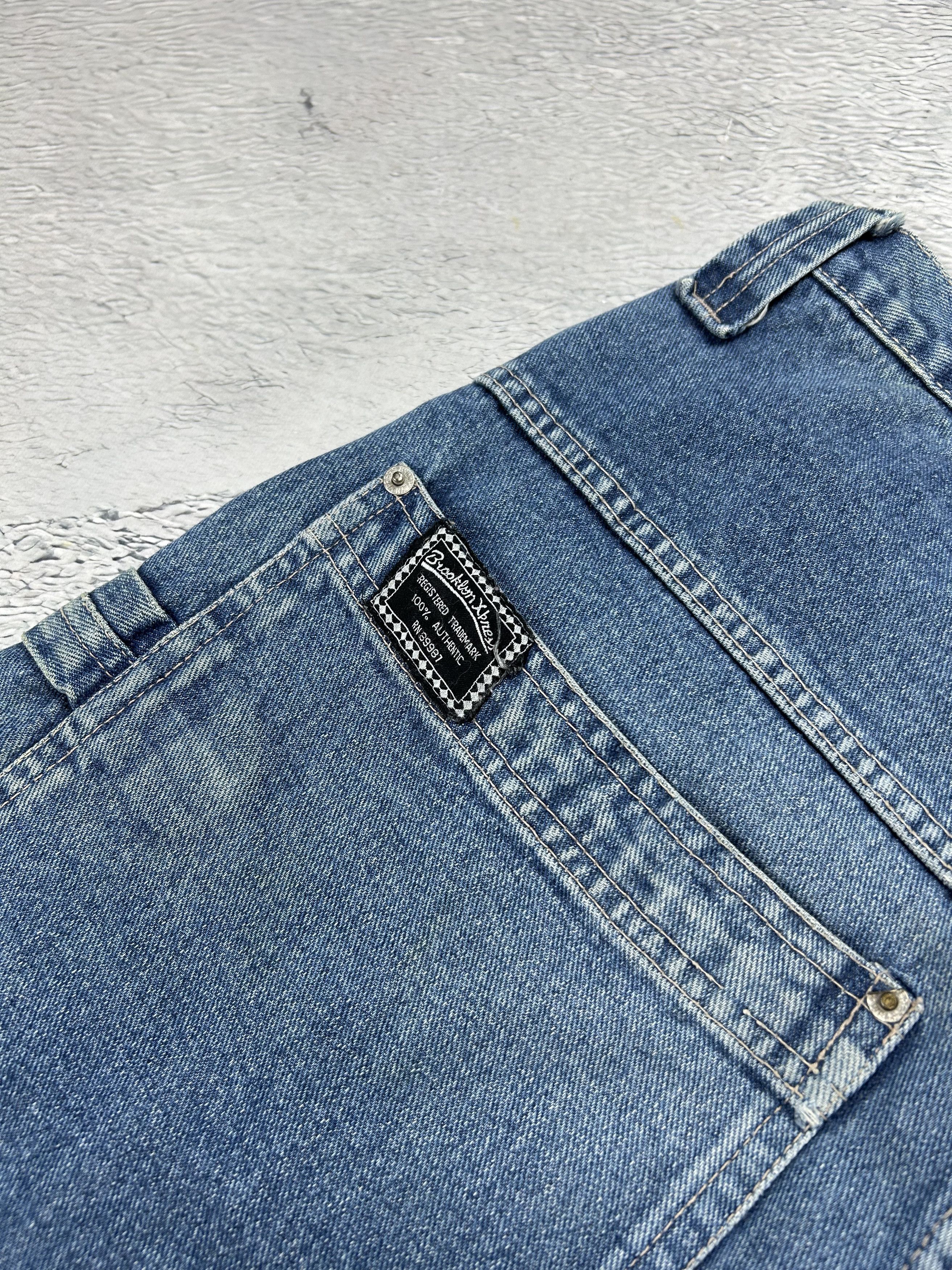 JNCO × Japanese Brand × Vintage Brooklyn Xpress Vintage carpenter jeans Baggy Work wear Rap Size US 36 / EU 52 - 8 Thumbnail