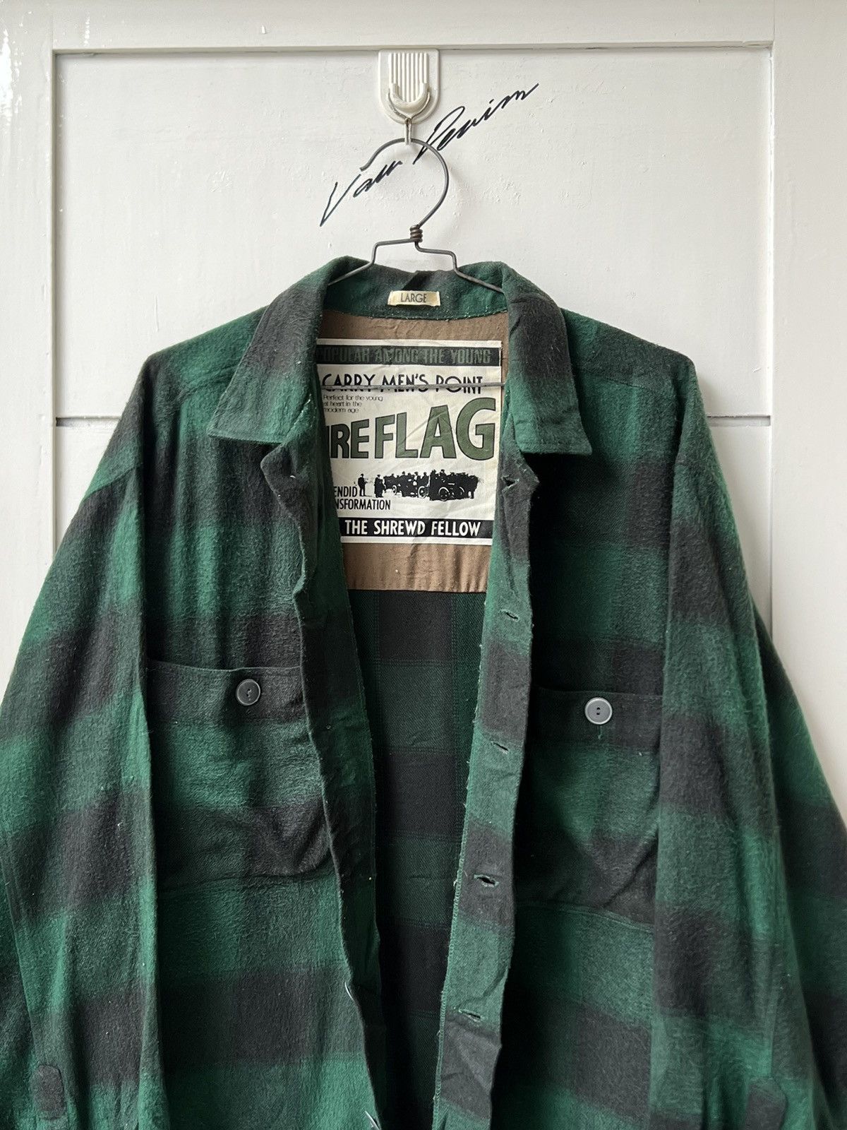 Other FIRE FLAG Flanel Shirt outer Size US L / EU 52-54 / 3 - 7 Thumbnail