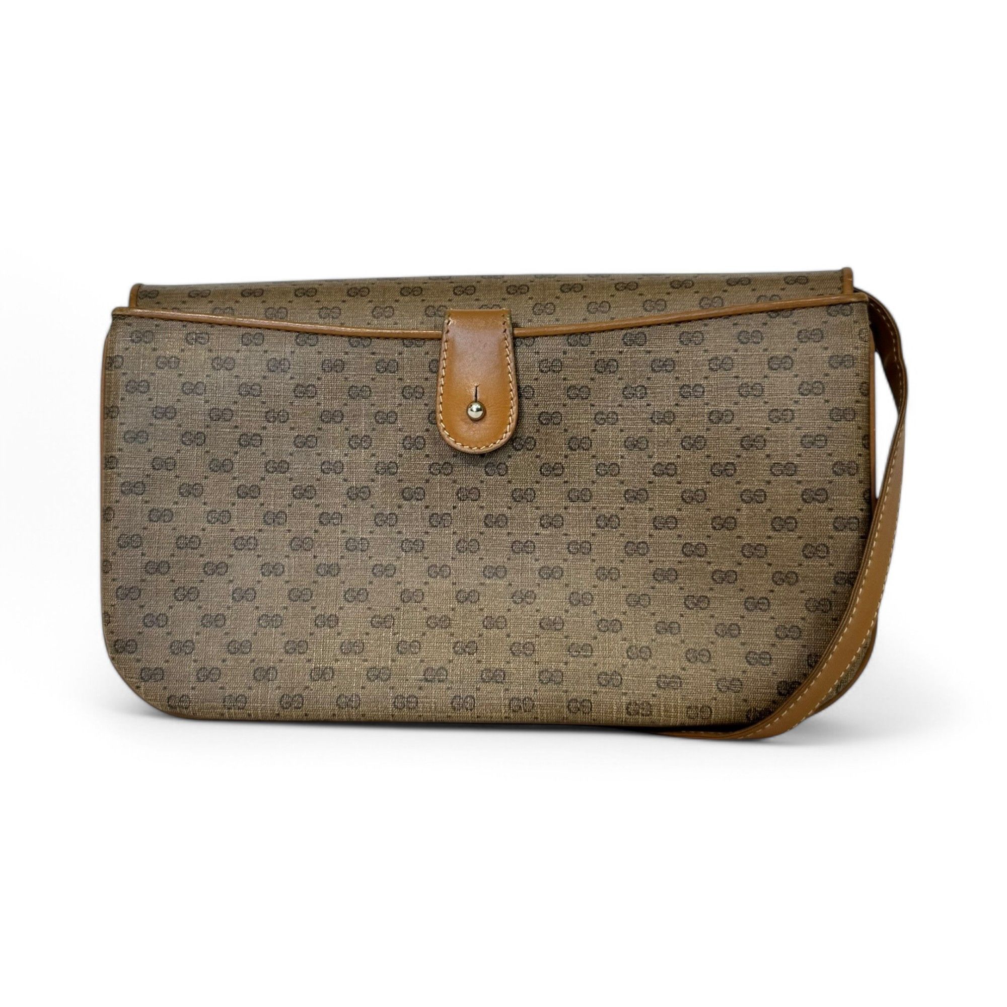 Gucci Gucci Crossbody Bag Micro GG Monogram Vintage Beige Size ONE SIZE - 2 Thumbnail