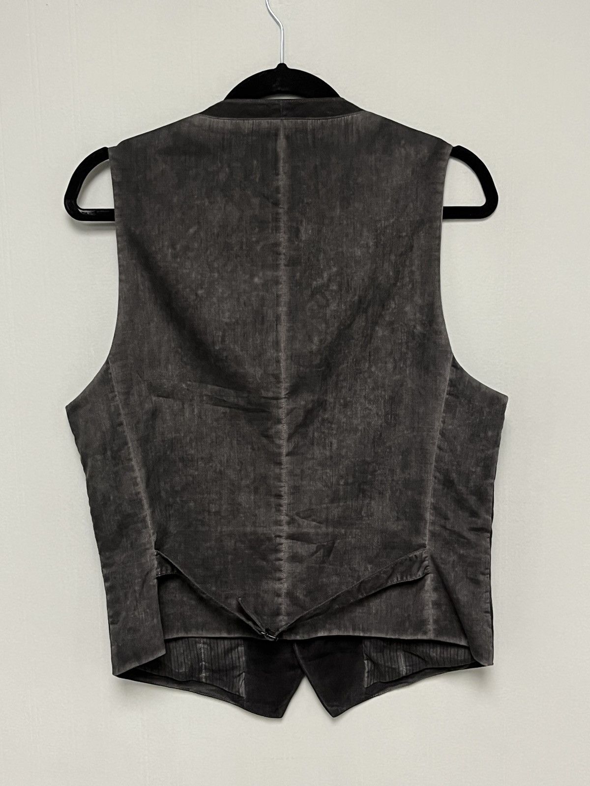 John Varvatos Cold Water Wash Zipper Vest. 38 Size US M / EU 48-50 / 2 - 8 Thumbnail