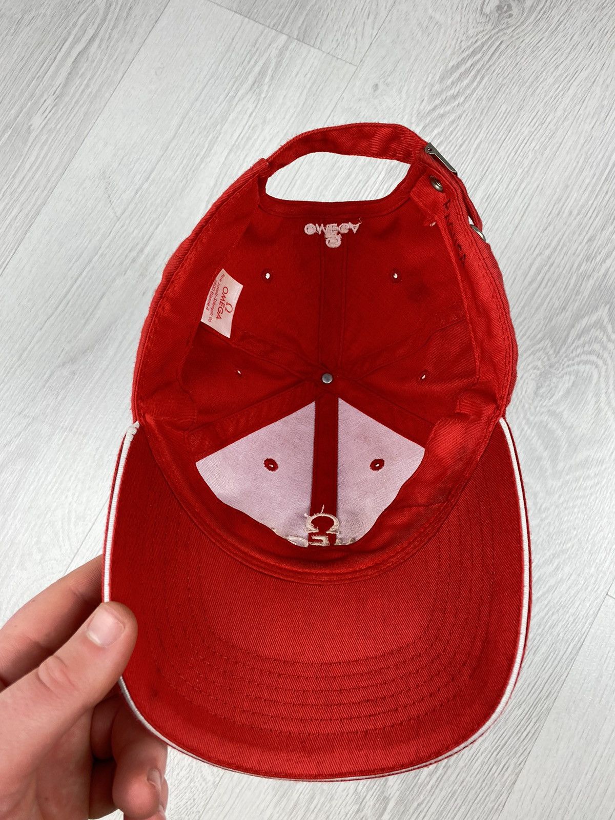 Omega Vintage Omega Cap Hat Rolex Cartier Racing Breitling Size ONE SIZE - 8 Thumbnail