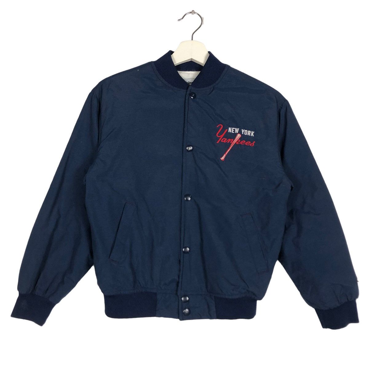 New York Yankees × Vintage 🔥 VINTAGE NEW YORK YANKEES BOMBER JACKET MADE IN USA Size US XXS / EU 40 - 1 Thumbnail