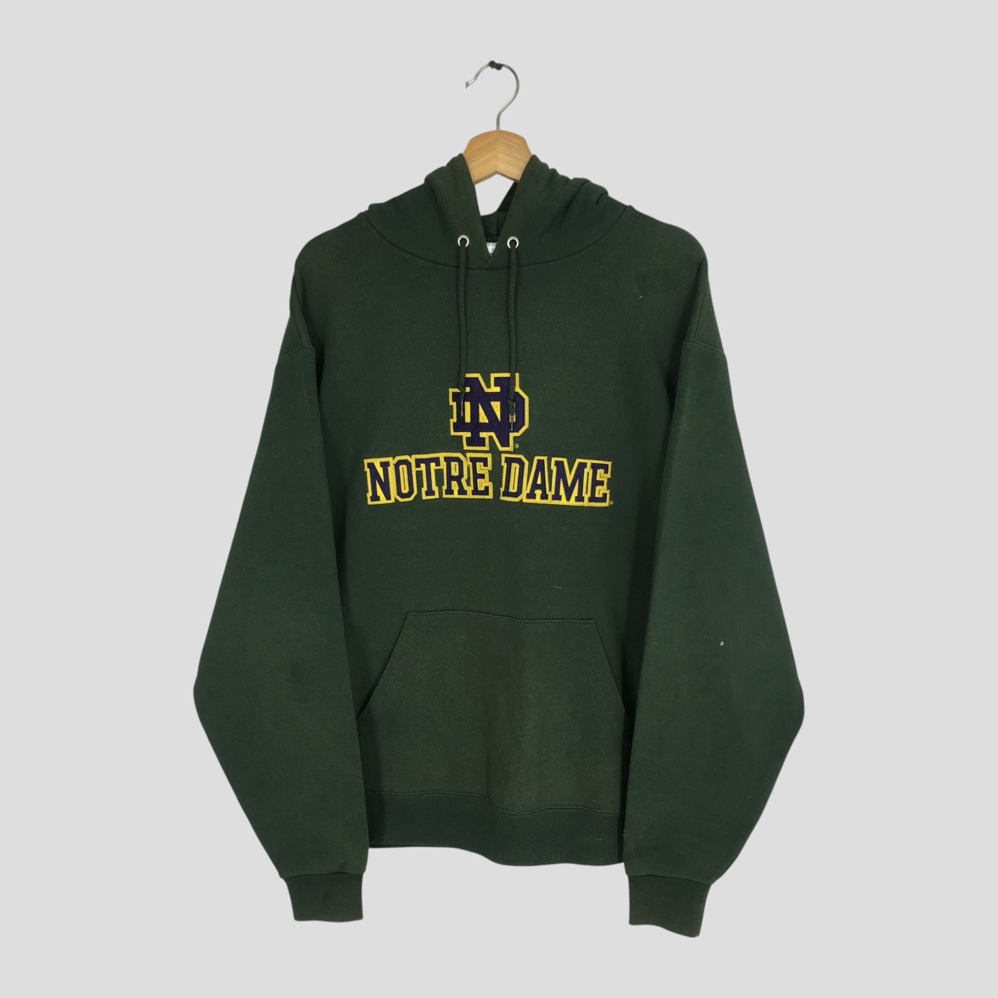 NCAA Vintage Notre Dame Ncaa Green Sweater - 444 Size US L / EU 52-54 / 3 - 1 Thumbnail
