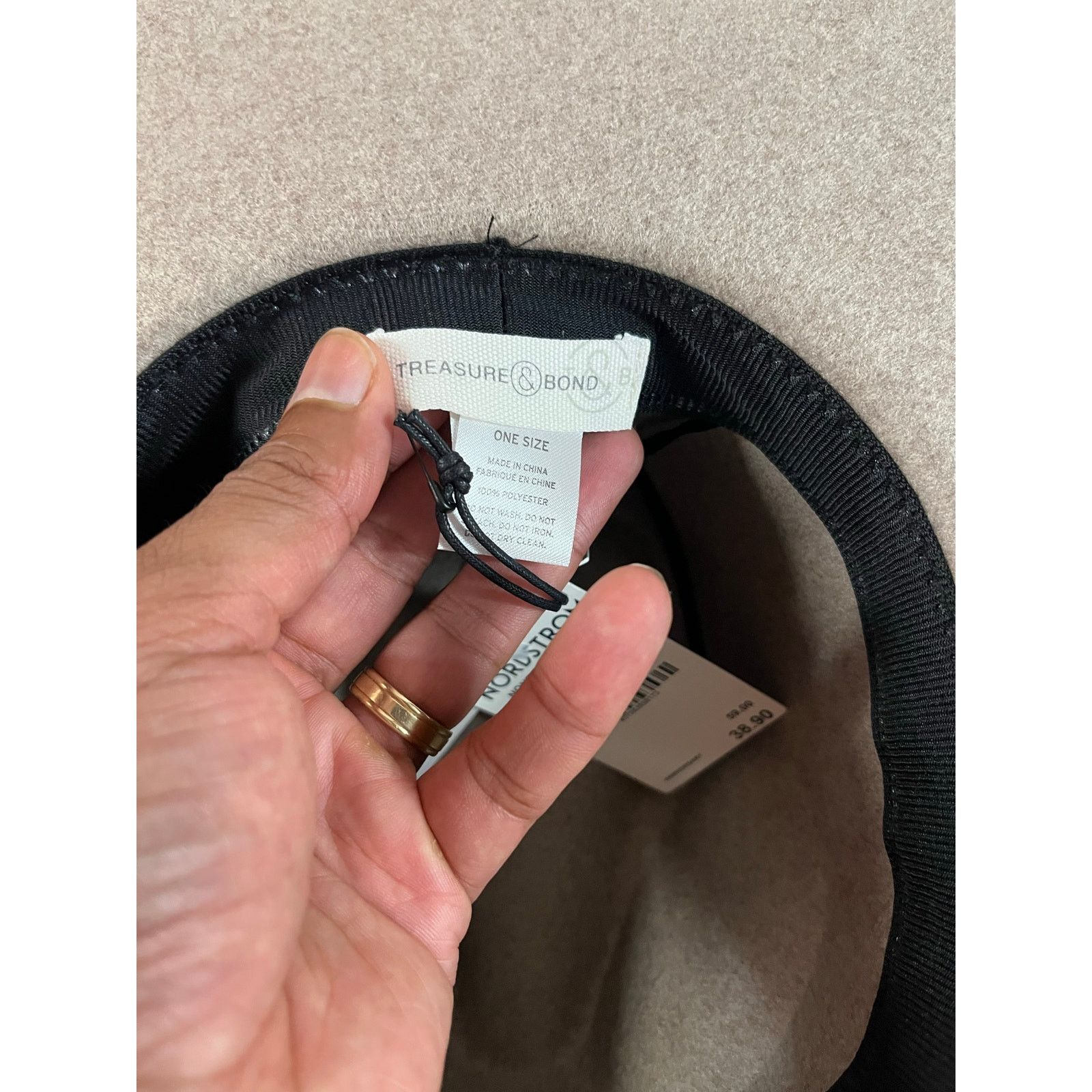 Treasure & Bond Treasure & Bond - Shelby Wide Brim / Taupe / NWT Size ONE SIZE - 5 Thumbnail