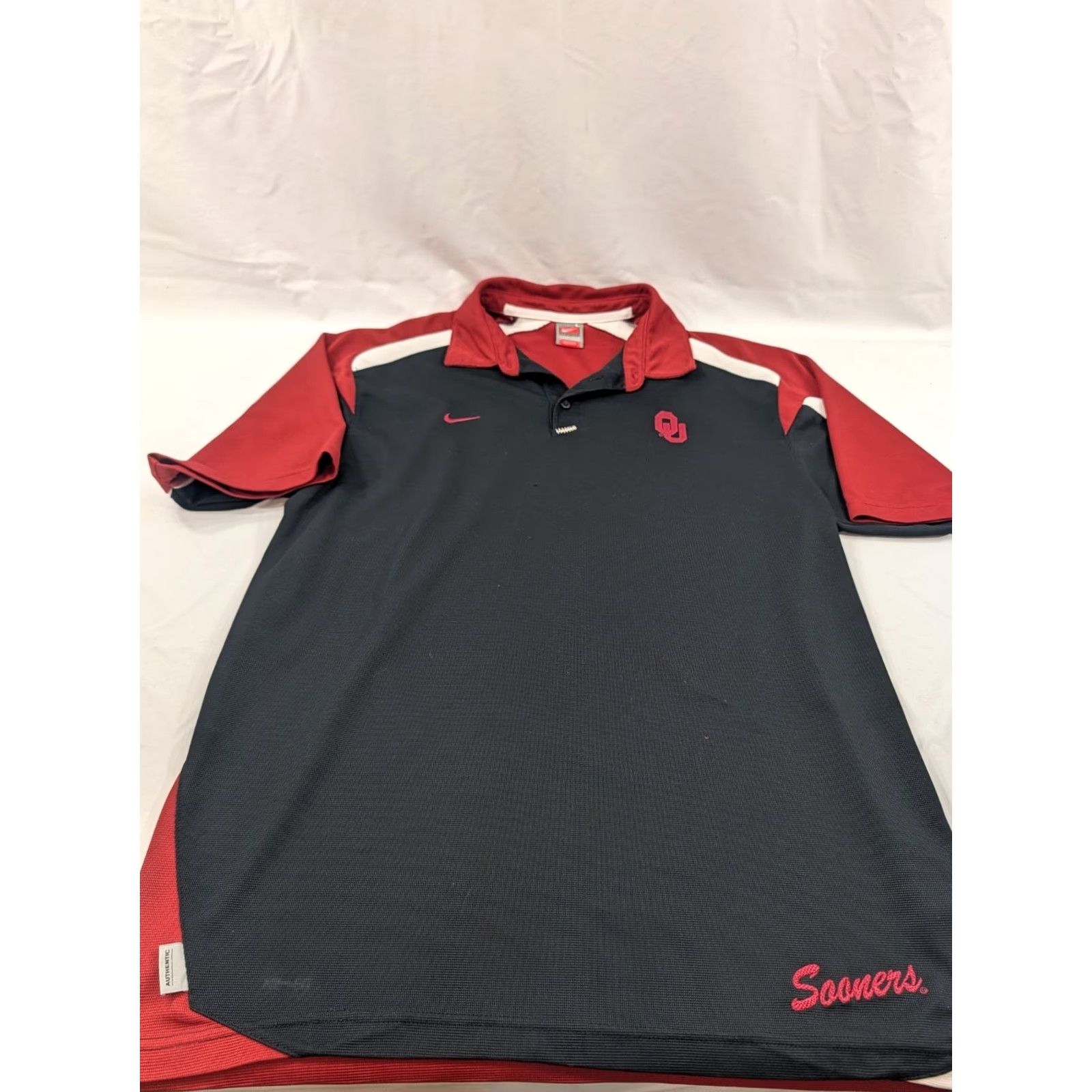 Nike VINTAGE Nike Team Sports Polo Shirt Men L Red Penn State NCAA Logo 90s Baseball Golf College Sports Size US L / EU 52-54 / 3 - 3 Thumbnail