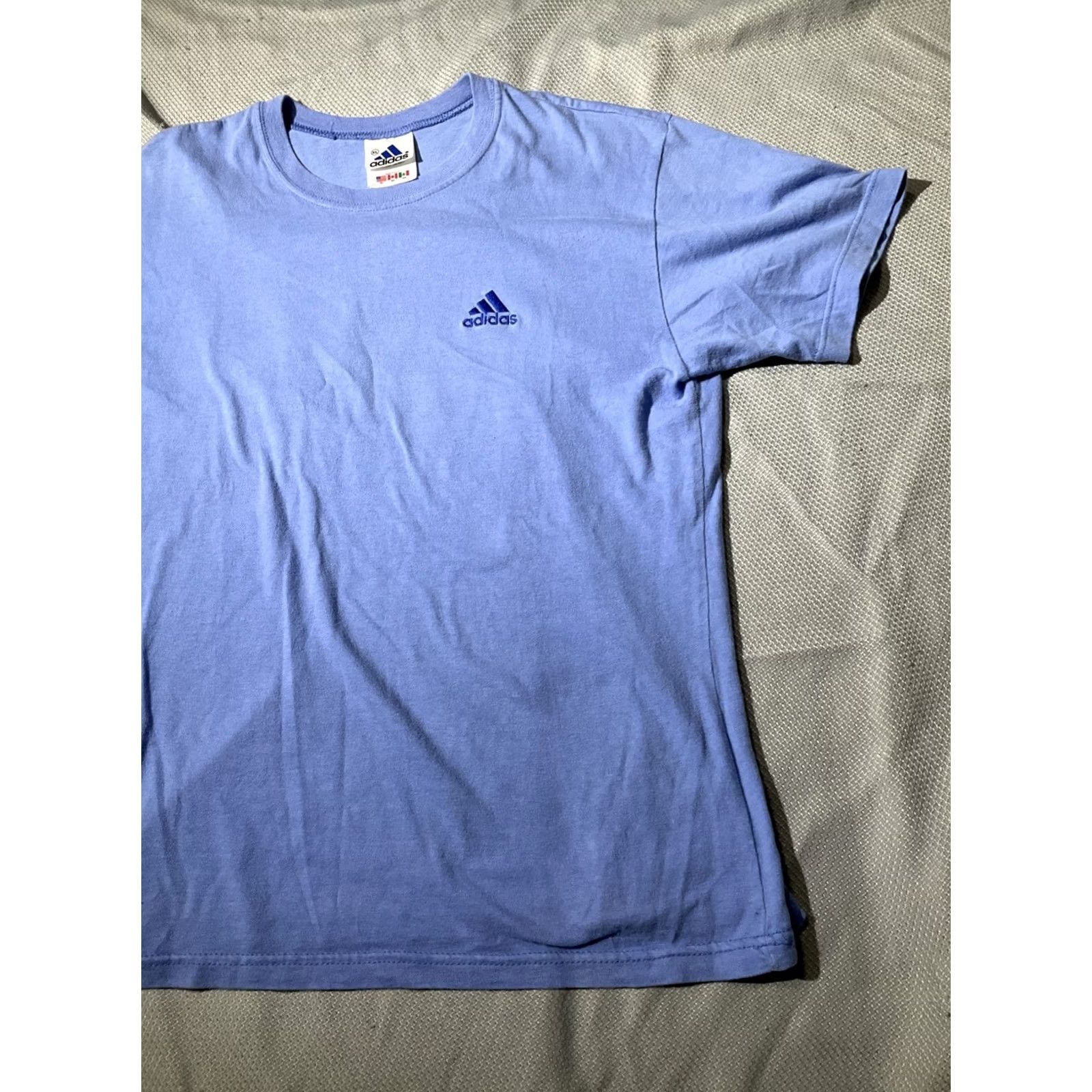 Adidas VINTAGE adidas Shirt Womens XL Purple CrewNeck Logo Active T-Shirt Tee 90s Size XL / US 12-14 / IT 48-50 - 5 Thumbnail